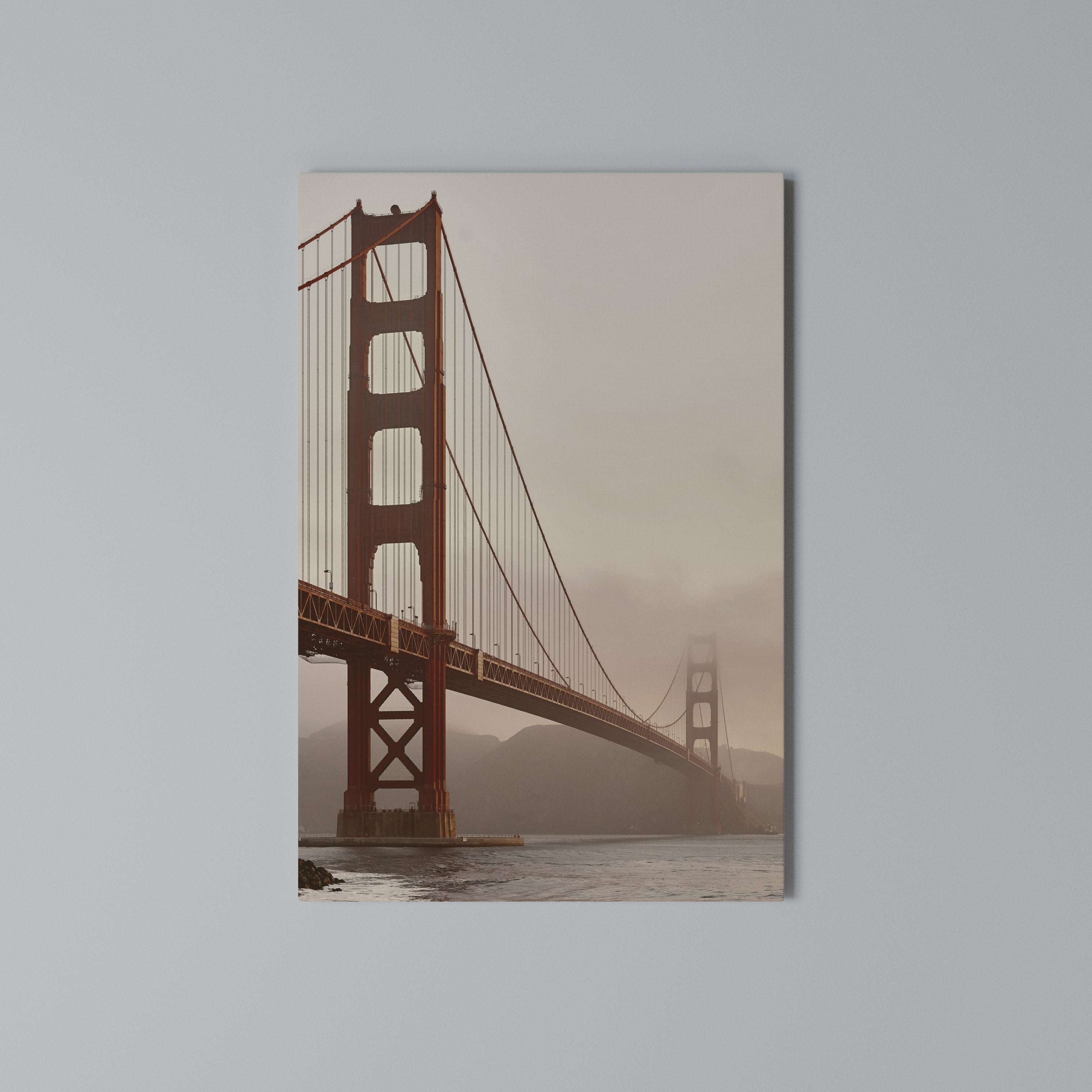 BRIDGE OF DREAMS Vertical Canvas Print