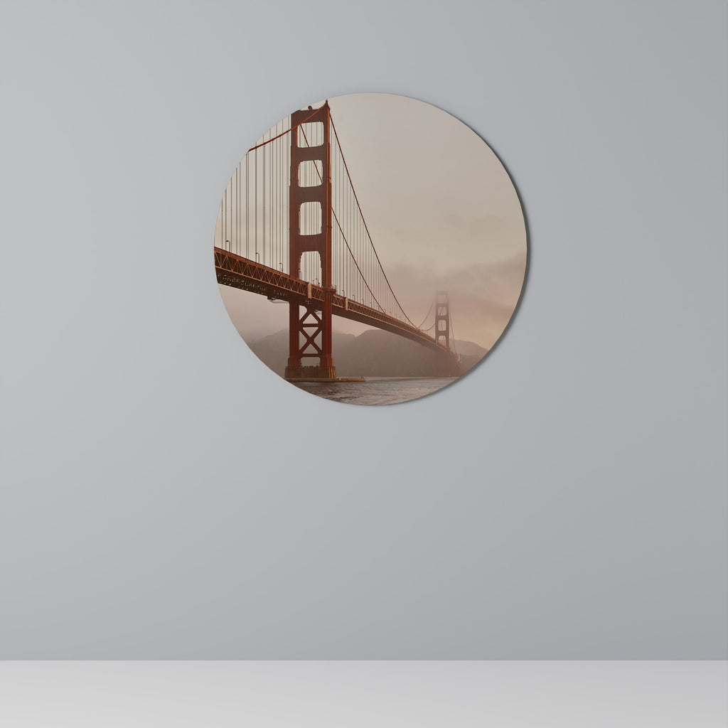 BRIDGE OF DREAMS Runde Wanddekoration Ø 69 cm