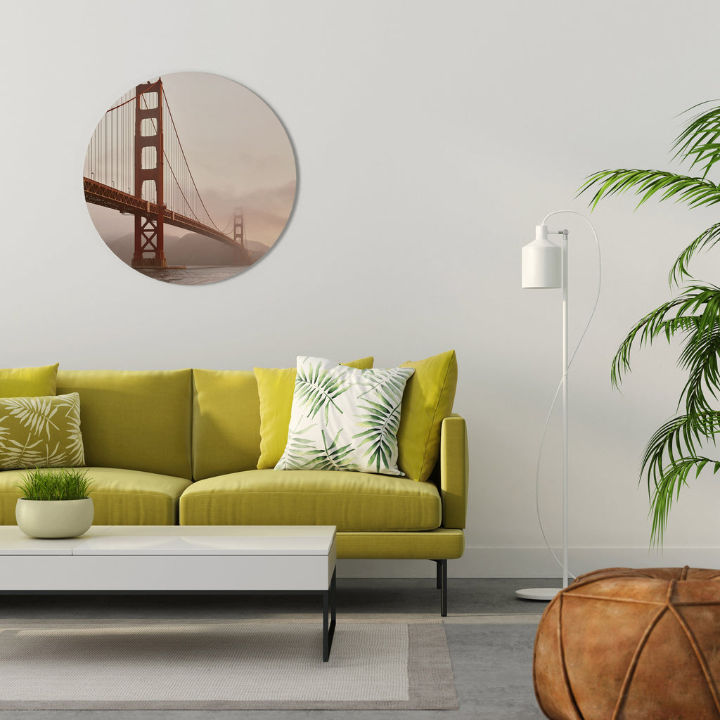 BRIDGE OF DREAMS Runde Wanddekoration Ø 69 cm