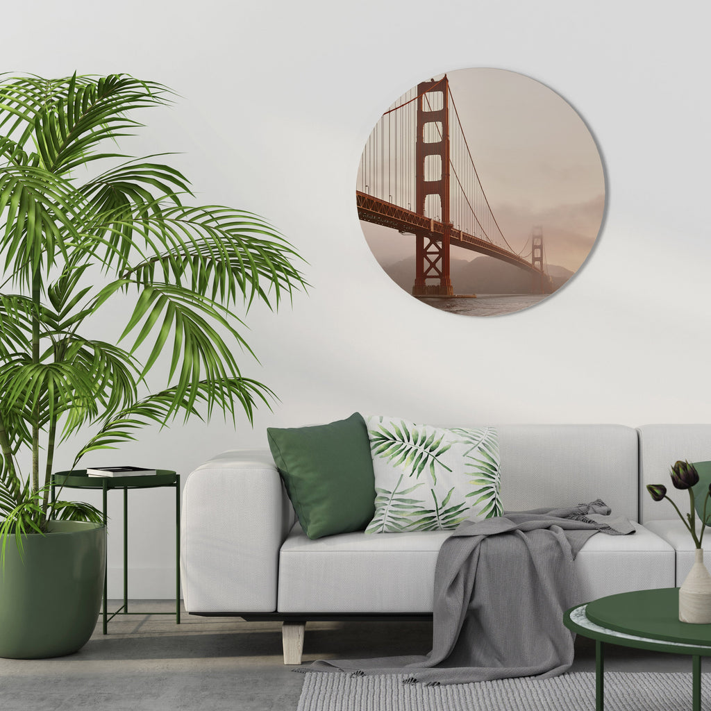 BRIDGE OF DREAMS Runde Wanddekoration Ø 69 cm