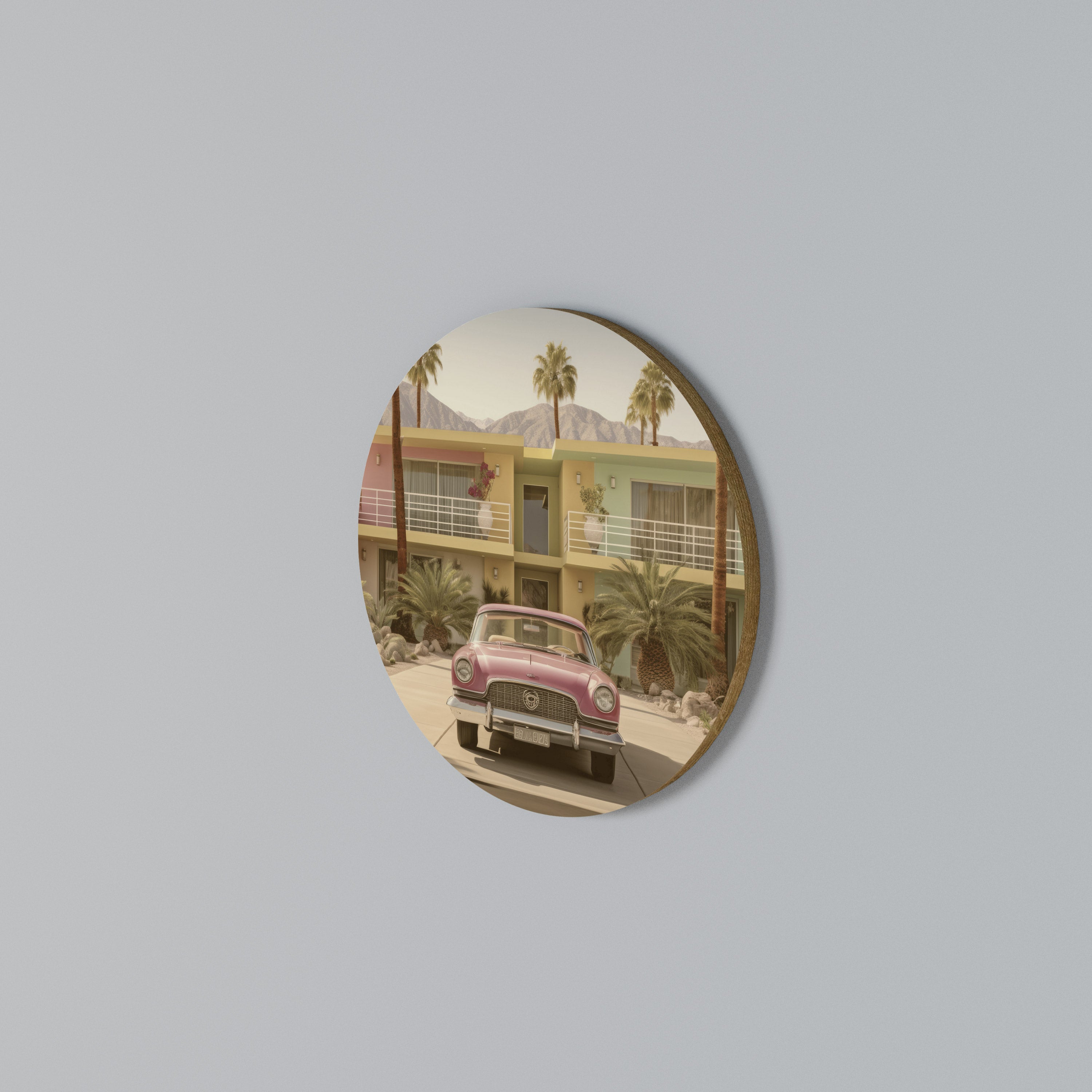 CALIFORNIAN STYLE Round Wall Art