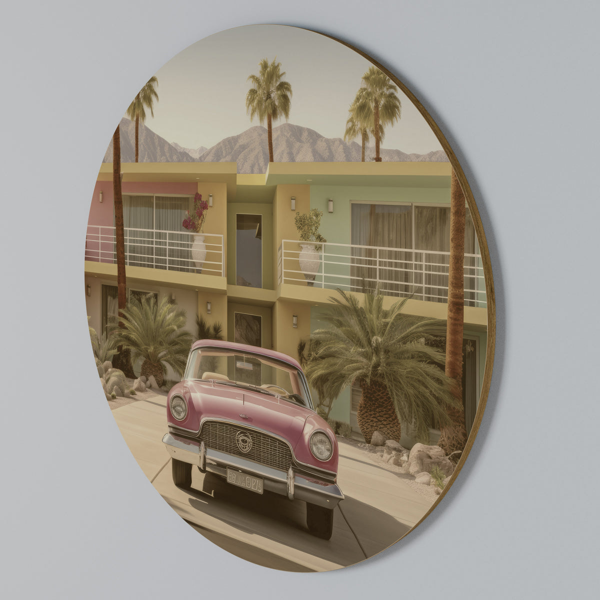 CALIFORNIAN STYLE Round Wall Art