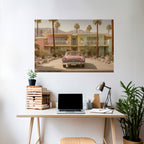 CALIFORNIAN STYLE Peel and Stick Horizontal Poster