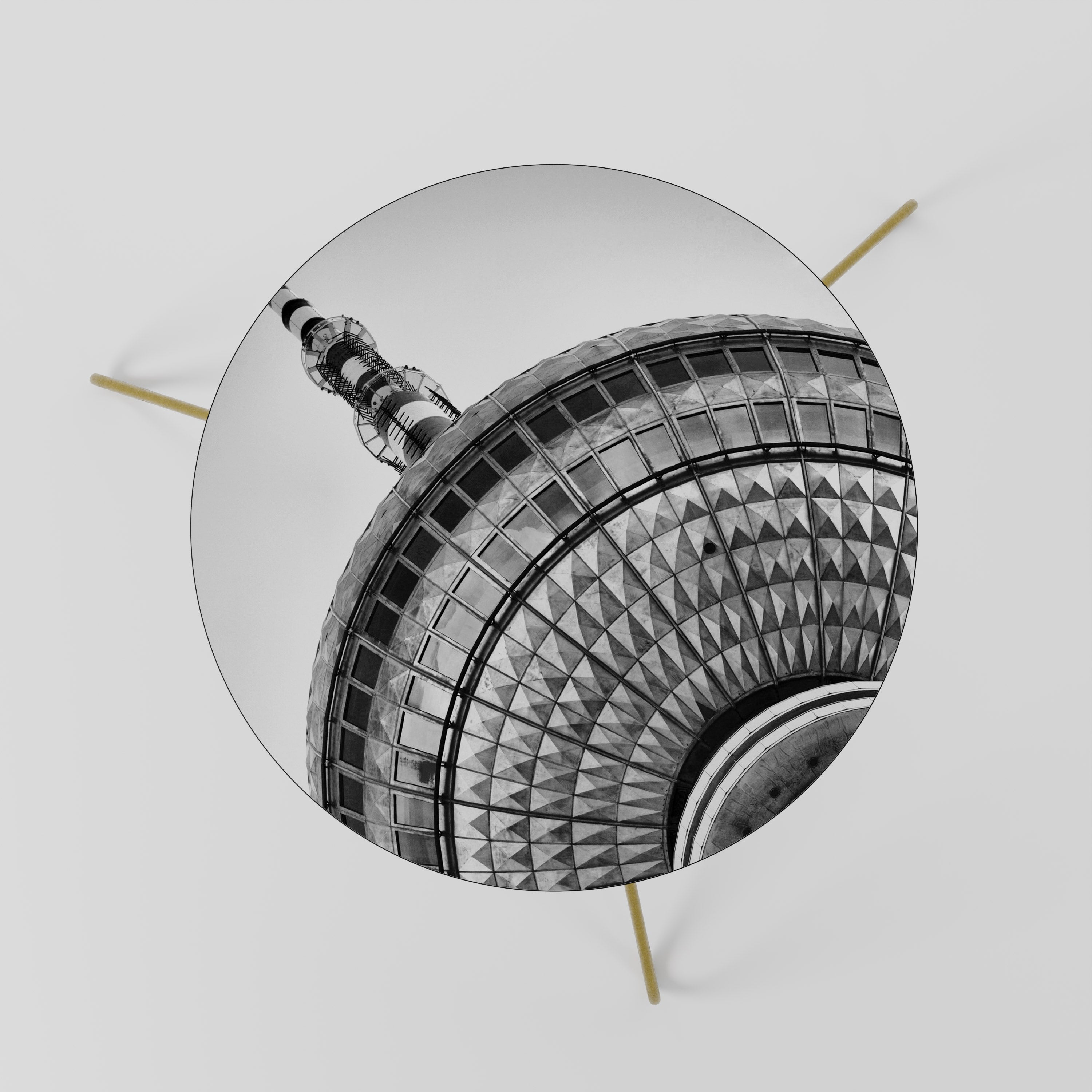 BERLINER FERNSEHTURM Couchtisch 60