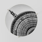 BERLINER FERNSEHTURM Couchtisch Ø 69 cm