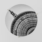 BERLINER FERNSEHTURM Couchtisch Ø 69 cm