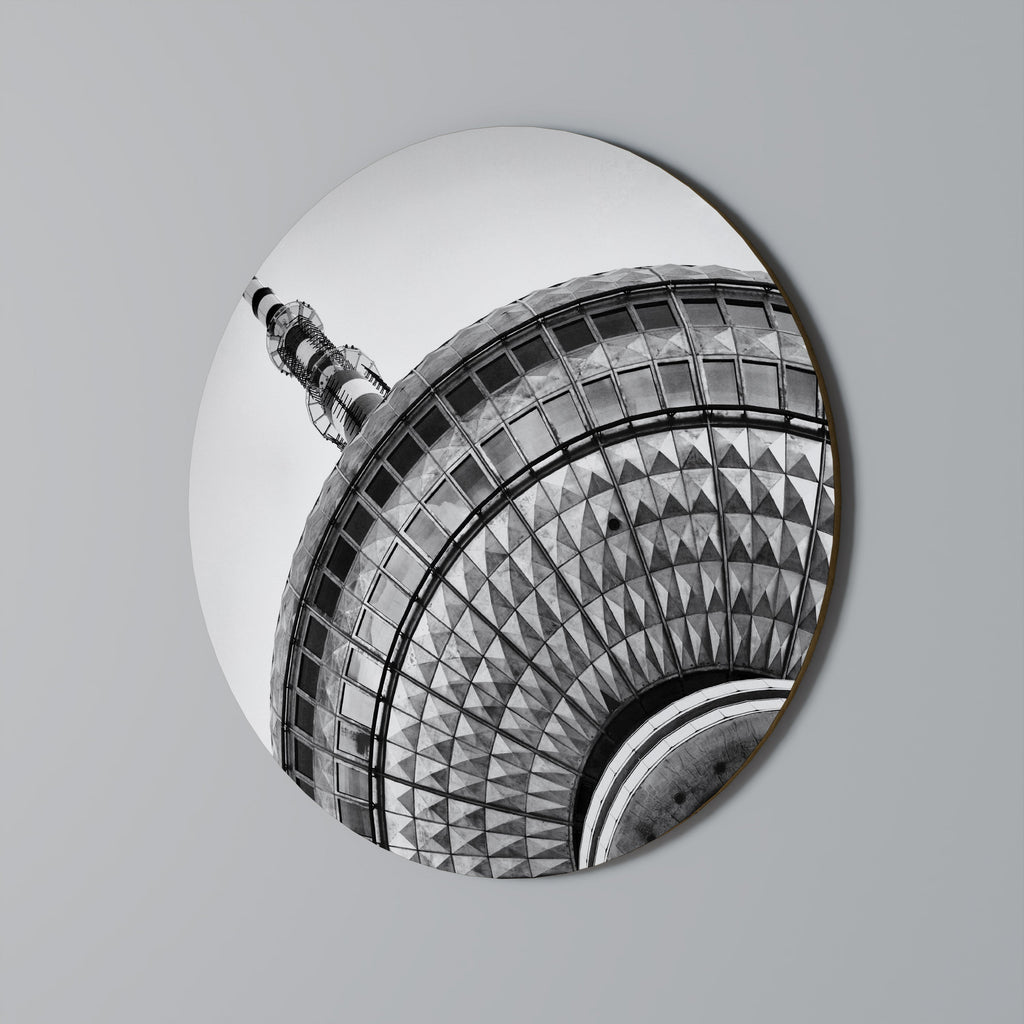 BERLINER FERNSEHTURM Runde Wanddekoration Ø 69 cm