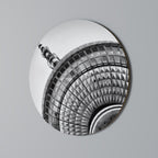 BERLINER FERNSEHTURM Runde Wanddekoration Ø 69 cm