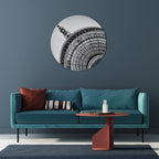 BERLINER FERNSEHTURM Runde Wanddekoration Ø 69 cm