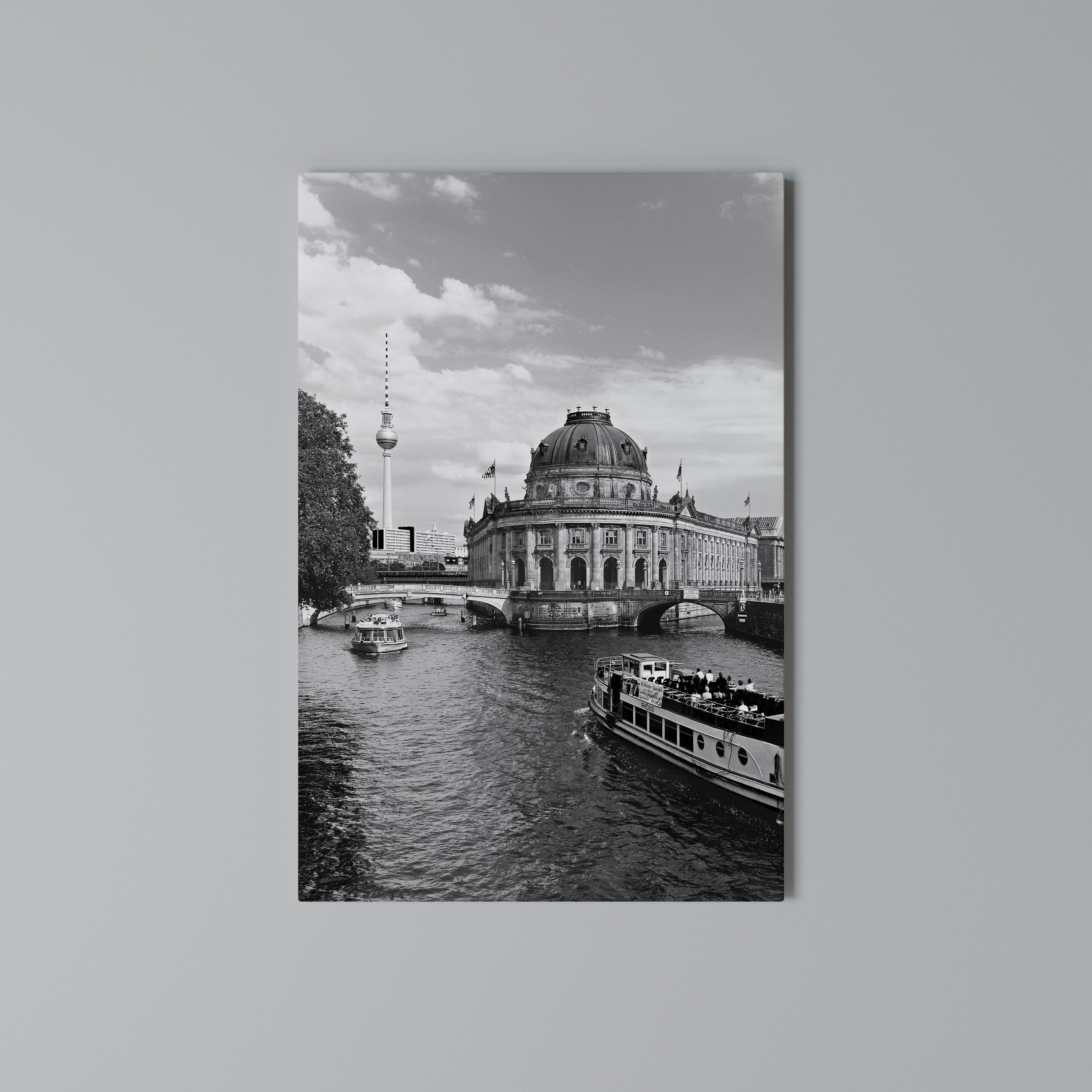 GHOSTS OF HISTORY Vertical Canvas Print