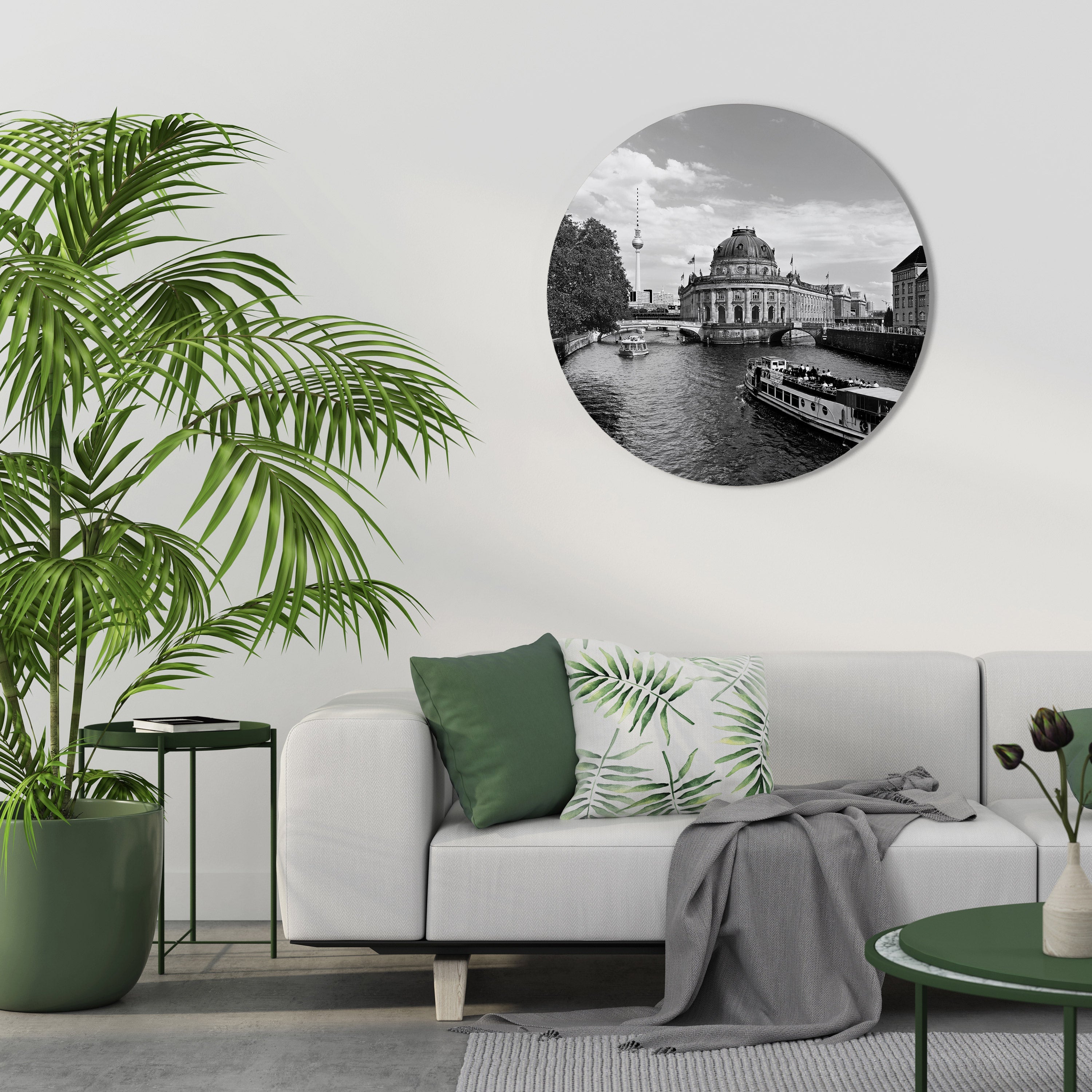 GHOSTS OF HISTORY Runde Wanddekoration Ø 69 cm