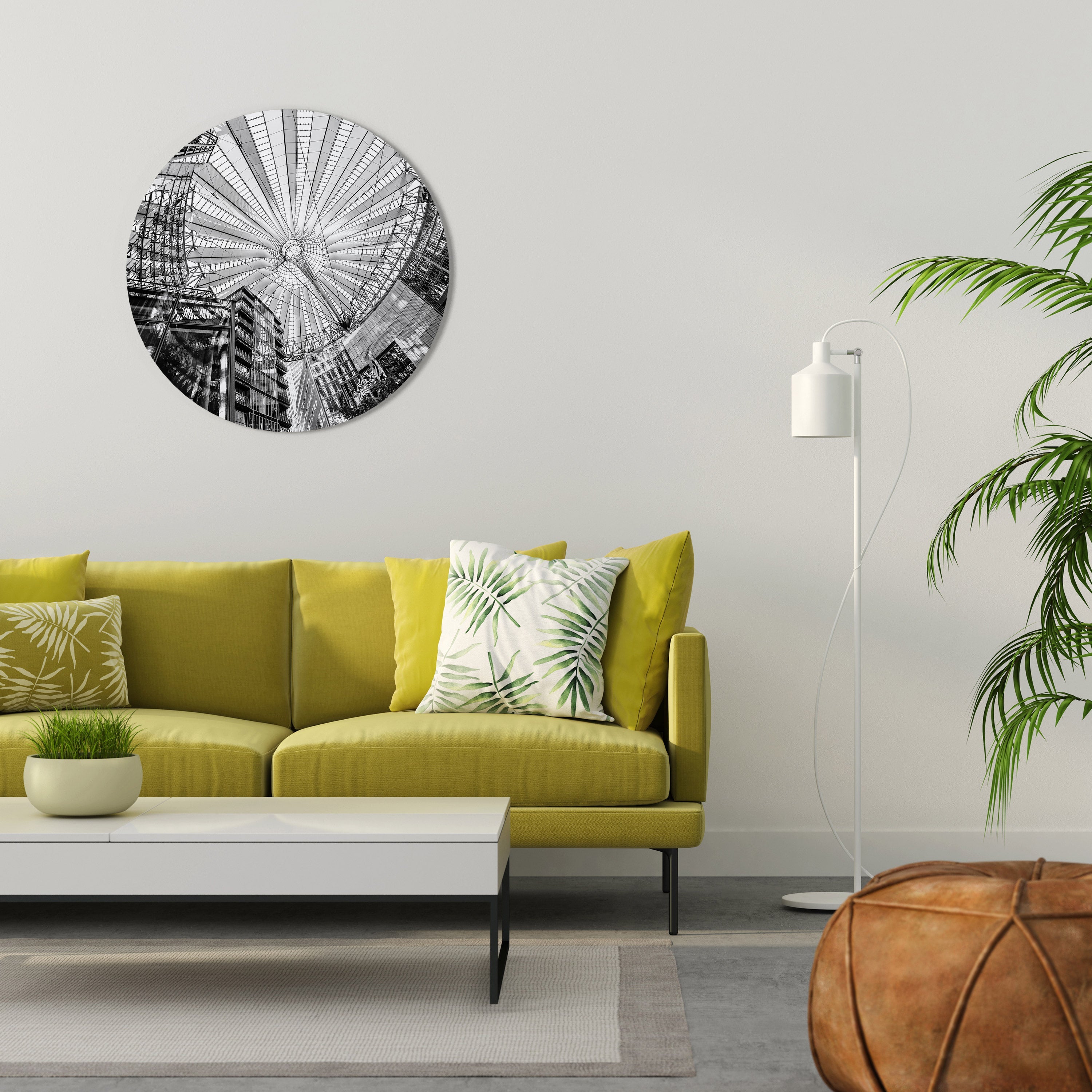 CEILING OF DREAMS Runde Wanddekoration Ø 69 cm