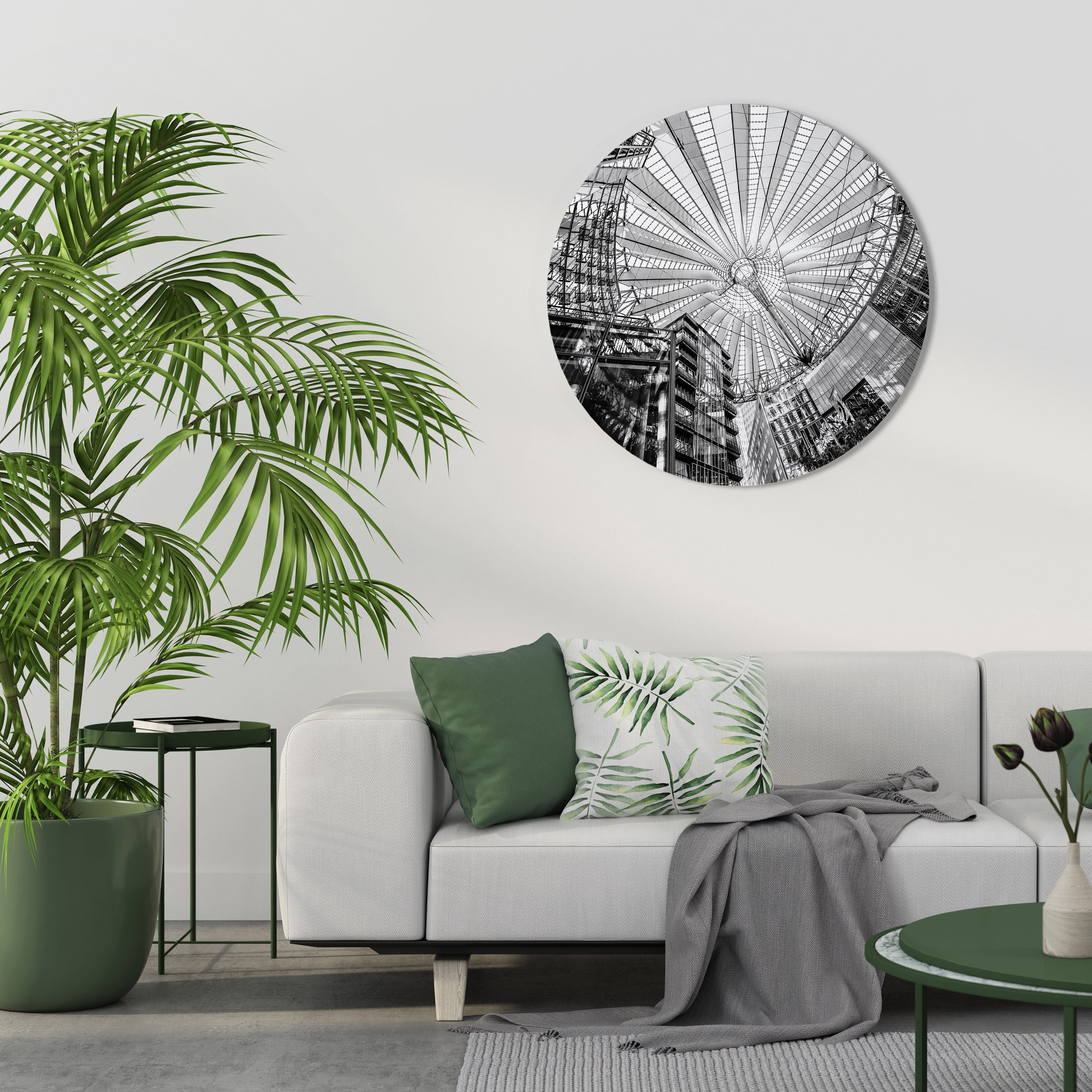 CEILING OF DREAMS Runde Wanddekoration Ø 69 cm