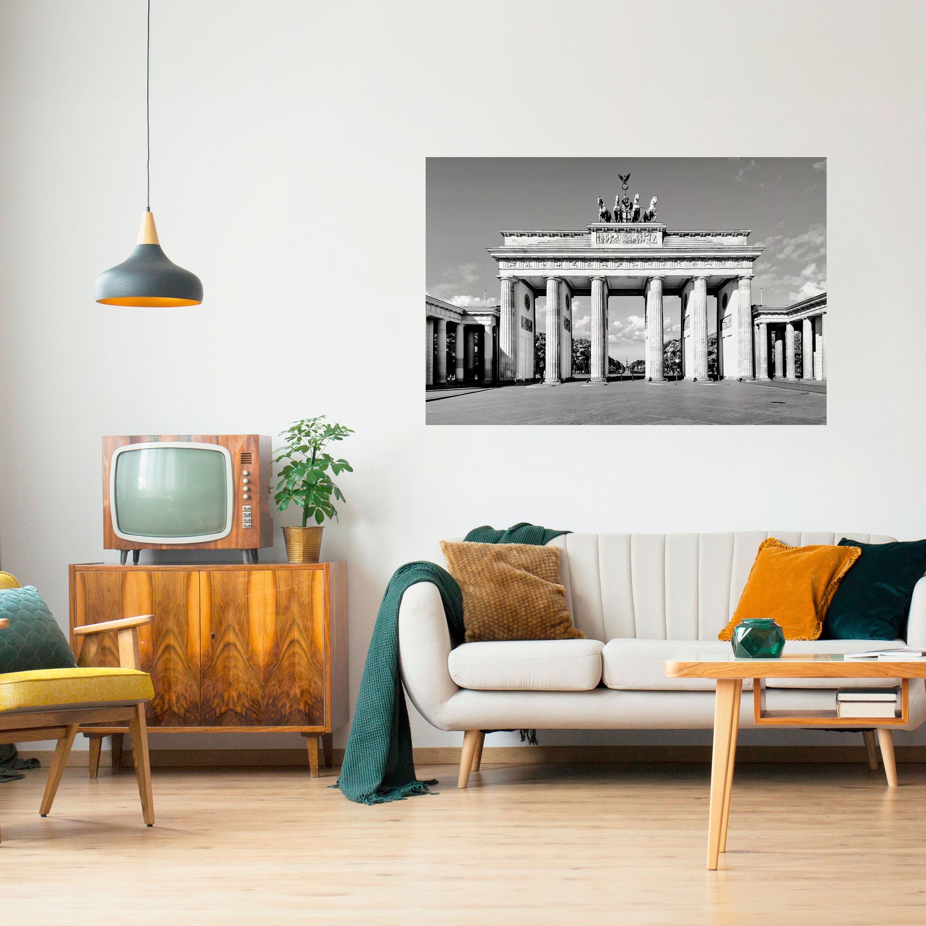 ECHOES OF HISTORY Horizontales Poster zum Abziehen und Aufkleben
