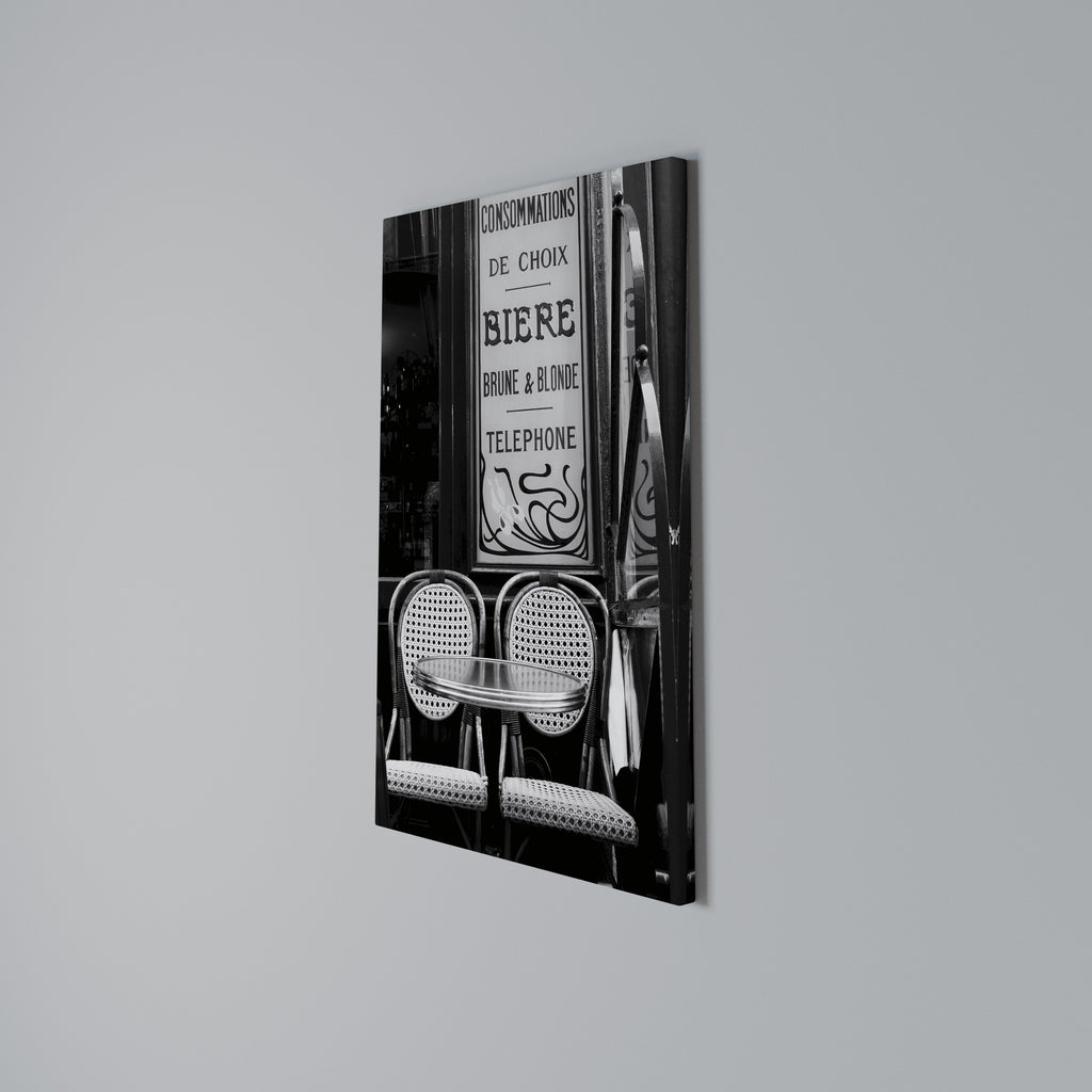 BISTRO VIBRATIONS Vertical Canvas Print