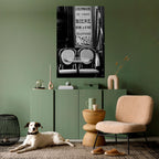 BISTRO VIBRATIONS Selbstklebendes Poster - Hochformat