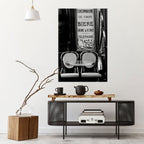 BISTRO VIBRATIONS Selbstklebendes Poster - Hochformat