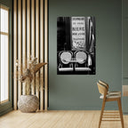 BISTRO VIBRATIONS Selbstklebendes Poster - Hochformat