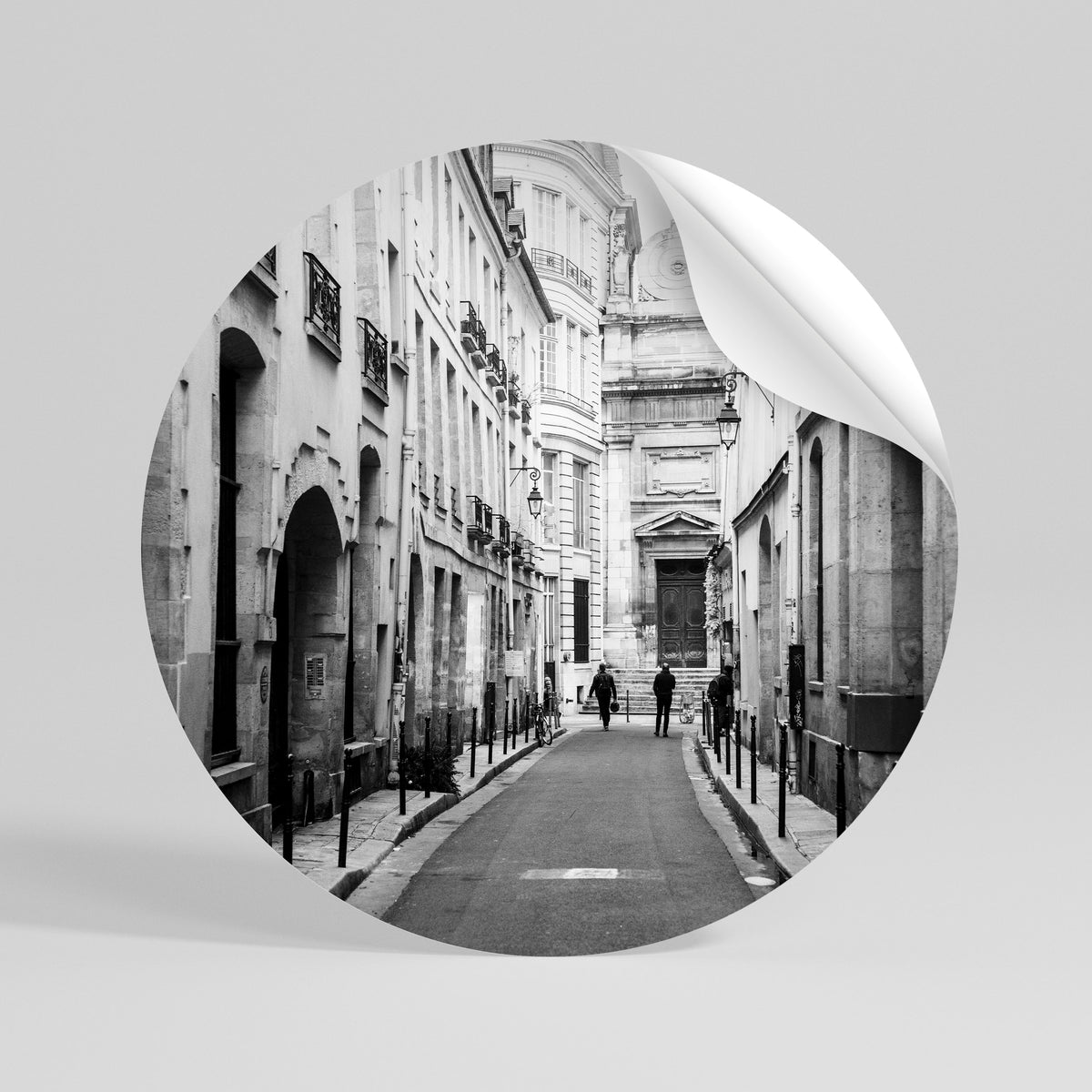 SECRET PATHWAYS UNVEILED Runder Wandsticker zum Abziehen und Aufkleben