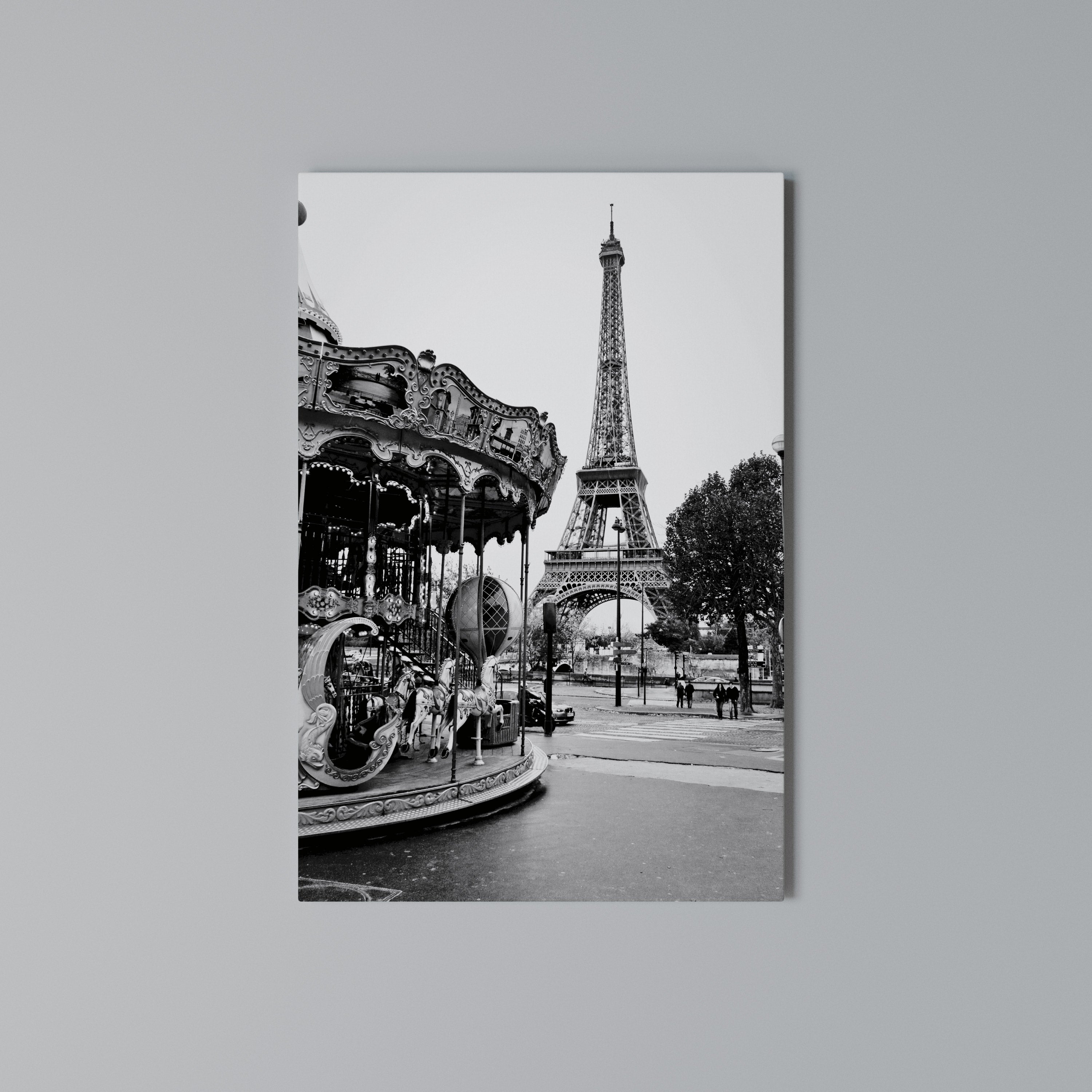 CHARMS OF THE CITY Vertical Canvas Print