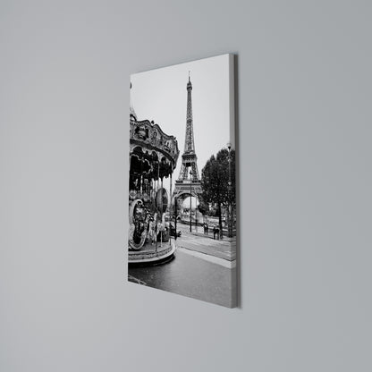 CHARMS OF THE CITY Vertical Canvas Print