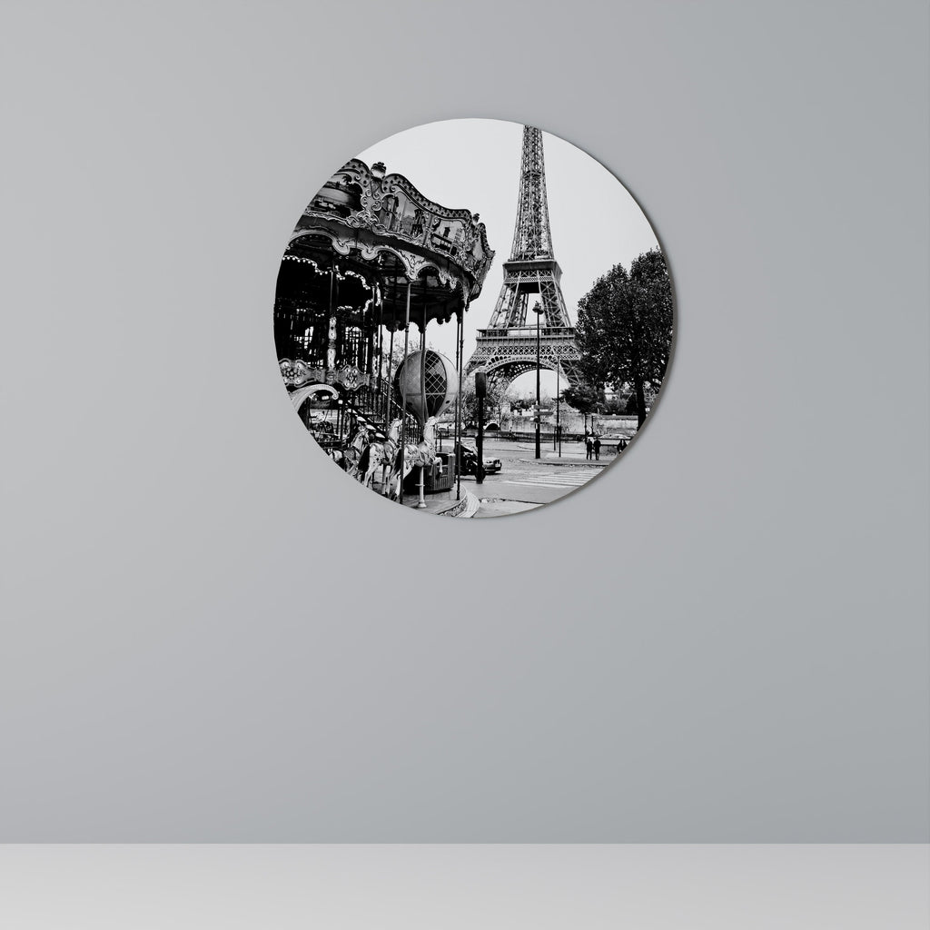 CHARMS OF THE CITY Runde Wanddekoration Ø 69 cm