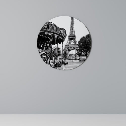 CHARMS OF THE CITY Runde Wanddekoration Ø 69 cm