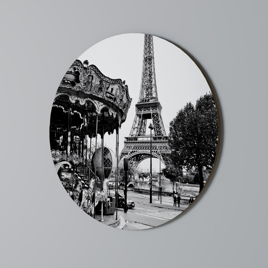 CHARMS OF THE CITY Runde Wanddekoration Ø 69 cm