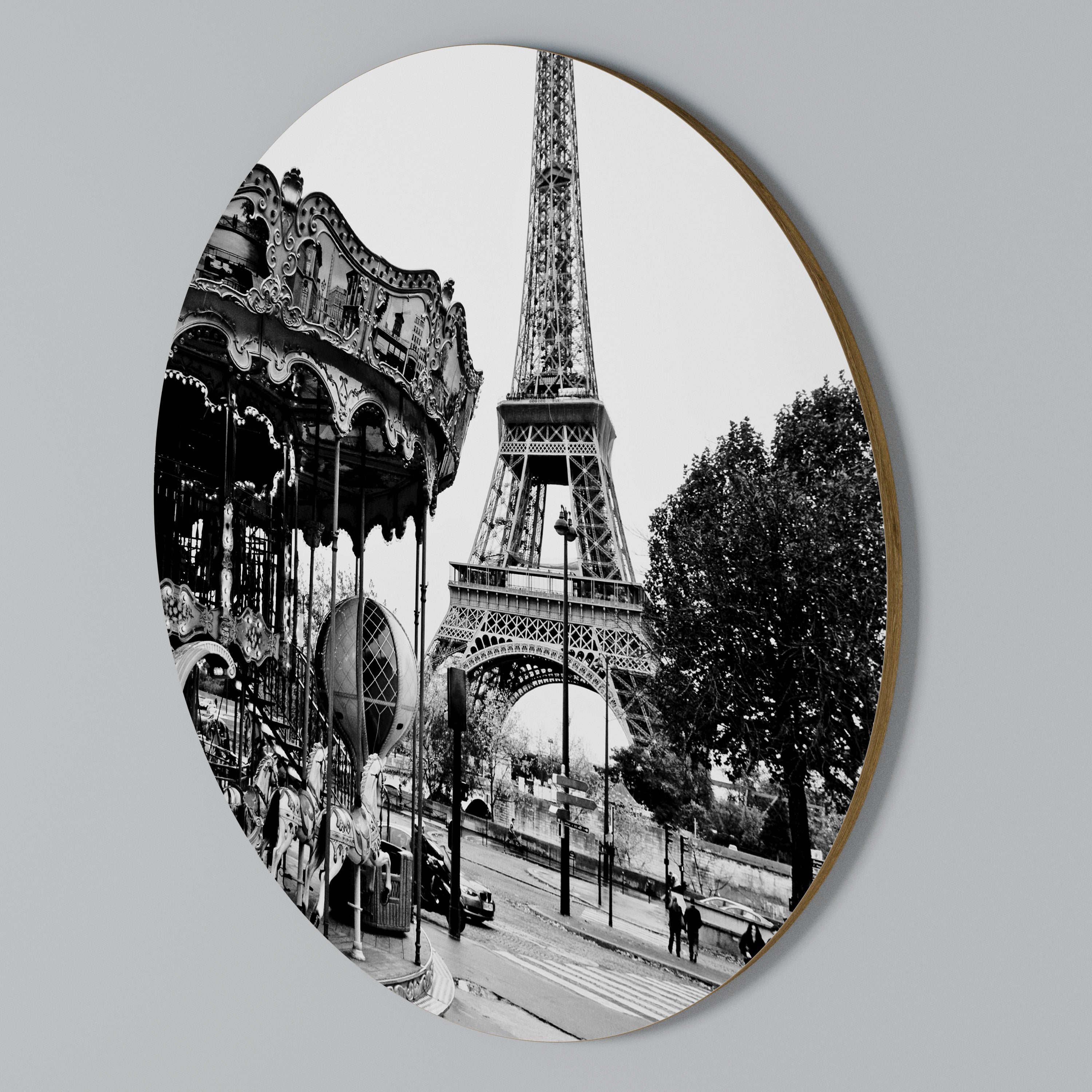 CHARMS OF THE CITY Rundes Wandbild