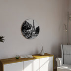 CHARMS OF THE CITY Runde Wanddekoration Ø 69 cm