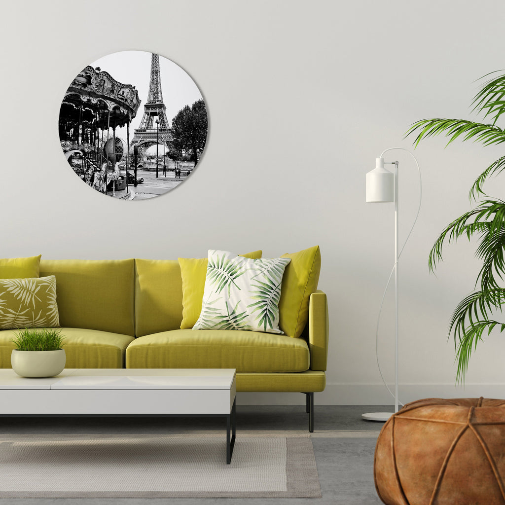 CHARMS OF THE CITY Runde Wanddekoration Ø 69 cm