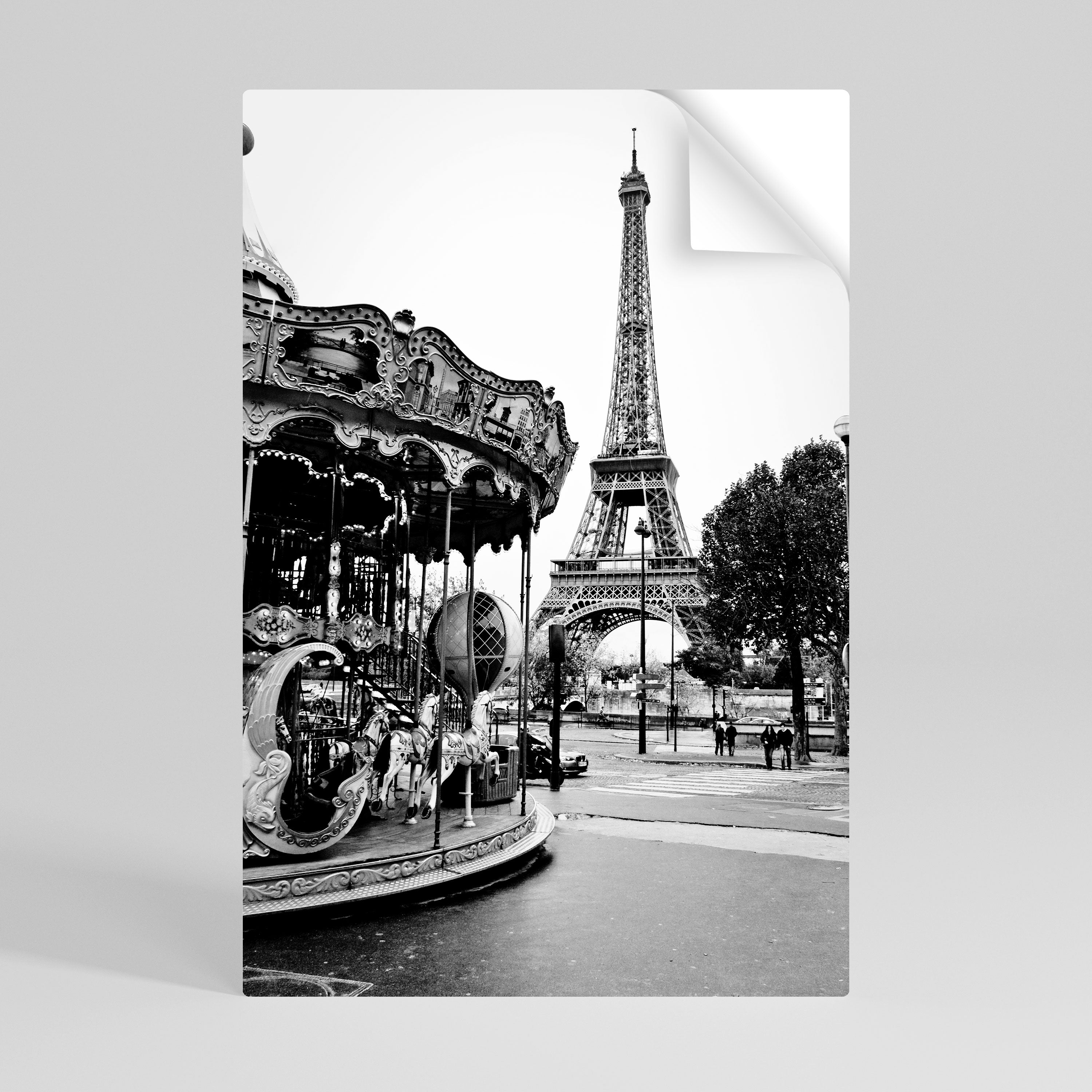 CHARMS OF THE CITY Selbstklebendes Poster - Hochformat