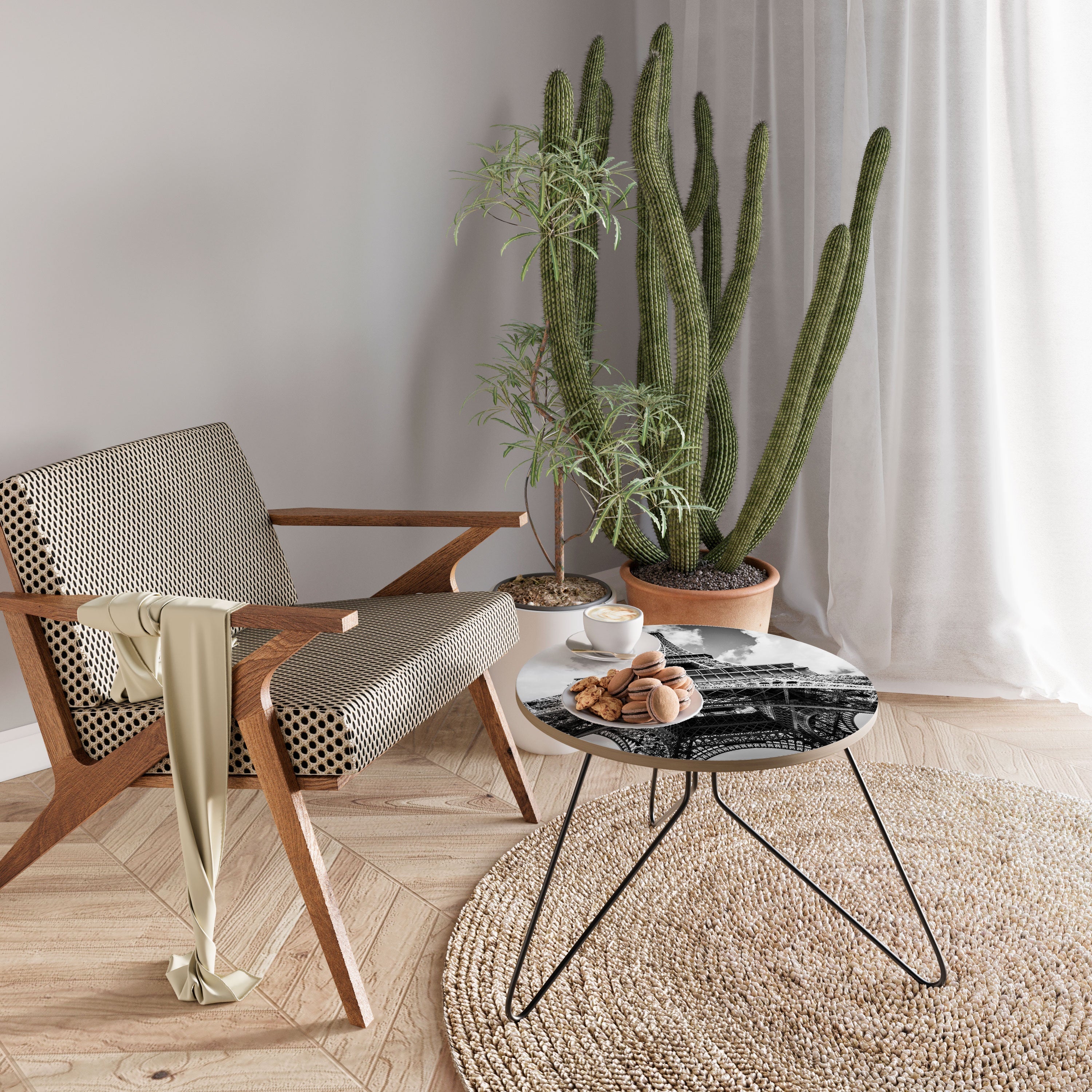 ZEITLOSER Couchtisch EIFFELPERSPEKTIVE 60