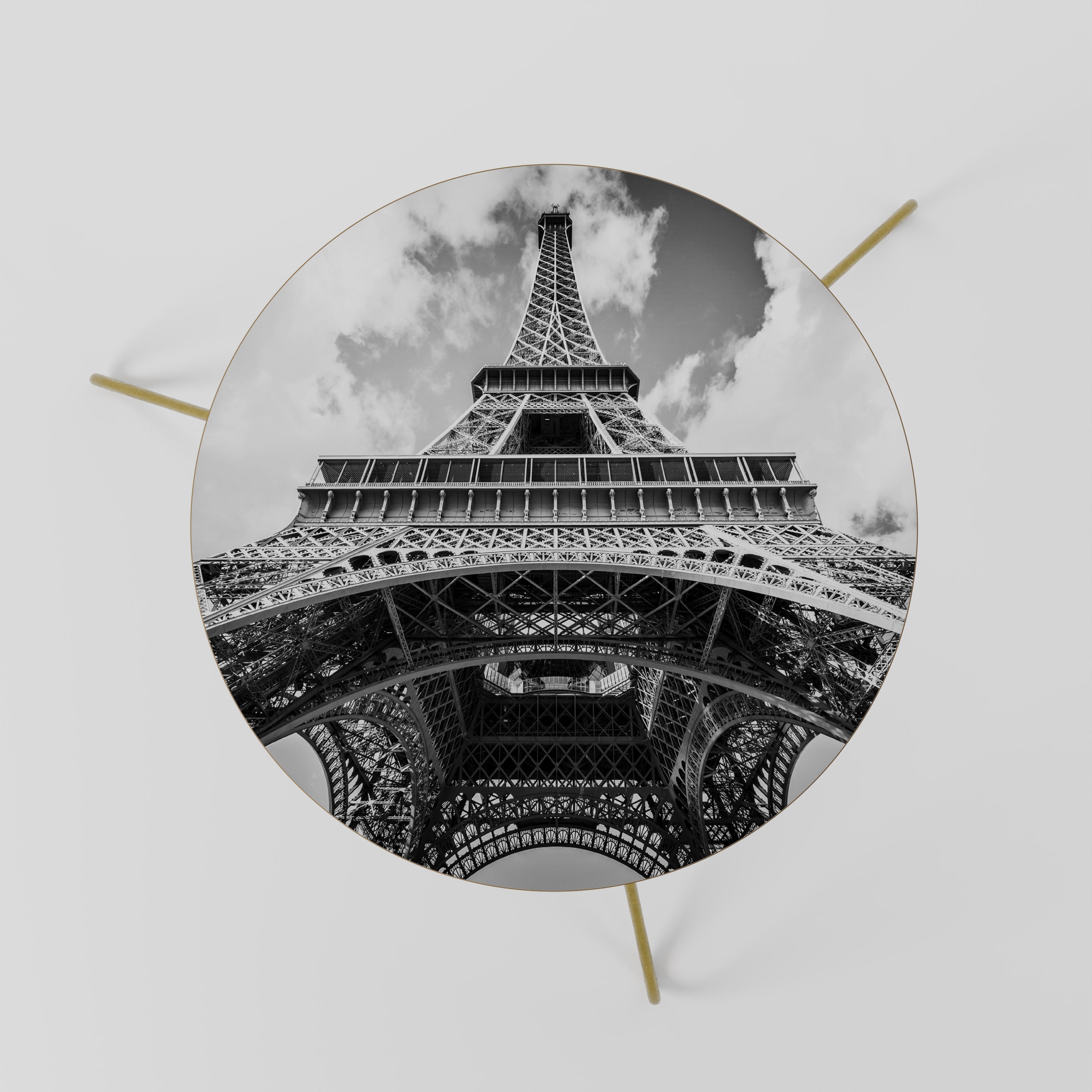 ZEITLOSER Couchtisch EIFFELPERSPEKTIVE 60