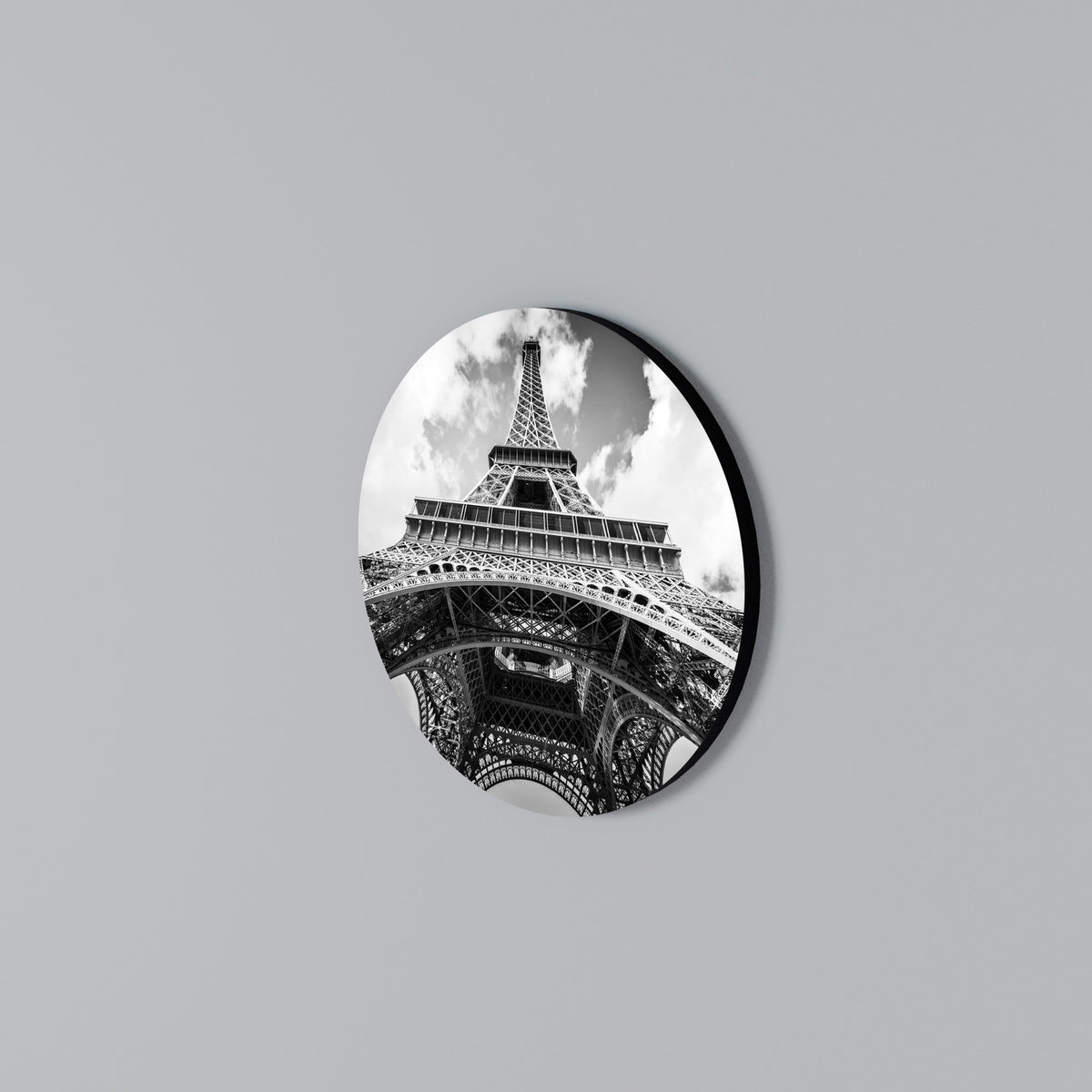TIMELESS EIFFEL PERSPECTIVE Rundes Wandbild