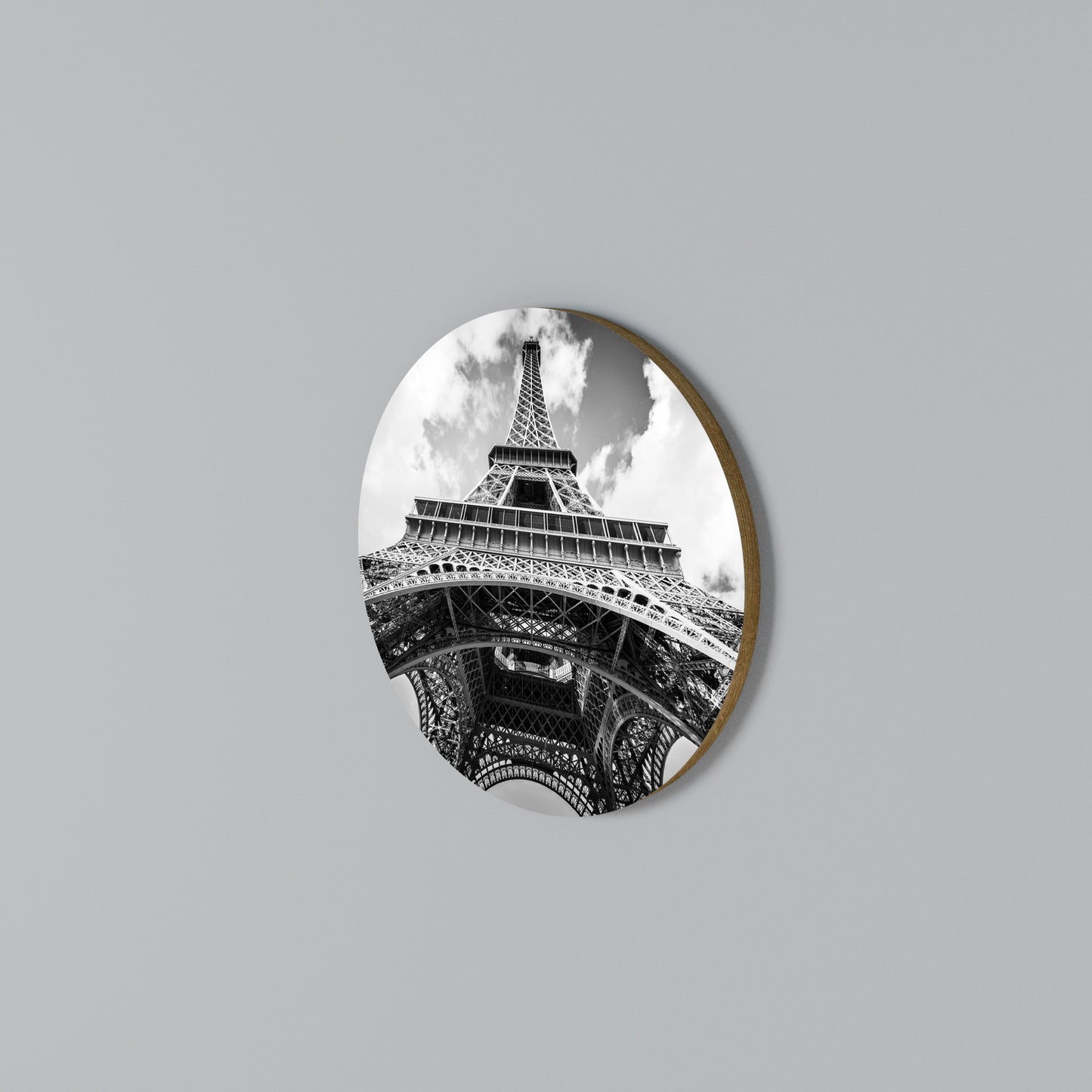 TIMELESS EIFFEL PERSPECTIVE Rundes Wandbild