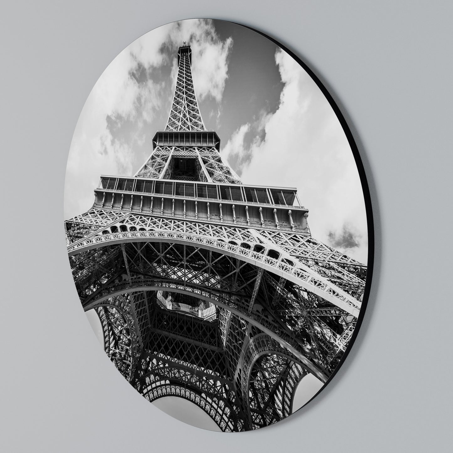 TIMELESS EIFFEL PERSPECTIVE Rundes Wandbild