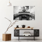 TIMELESS EIFFEL PERSPECTIVE Selbstklebendes Horizontal-Poster
