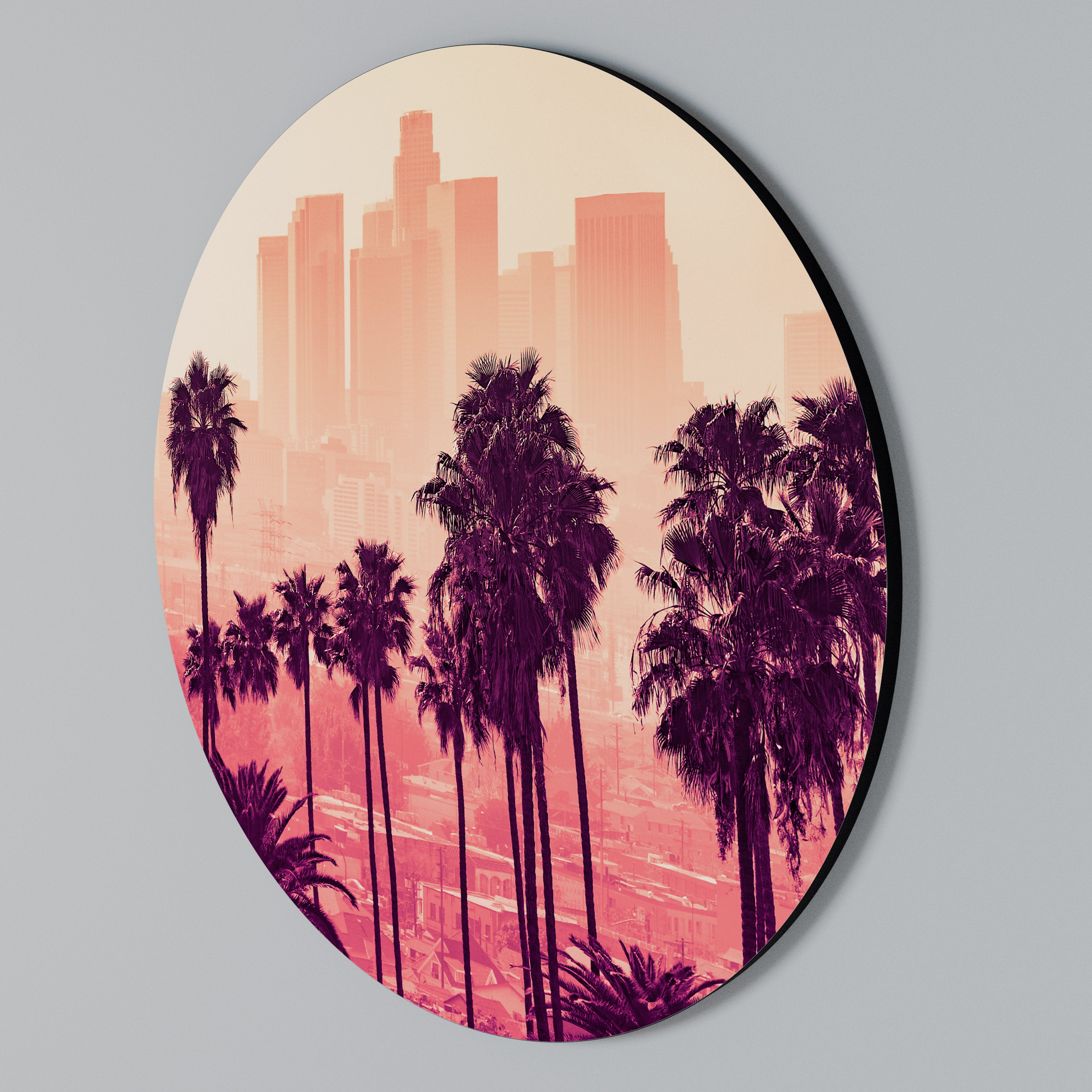 PALM SHADE DREAMSCAPE Round Wall Art