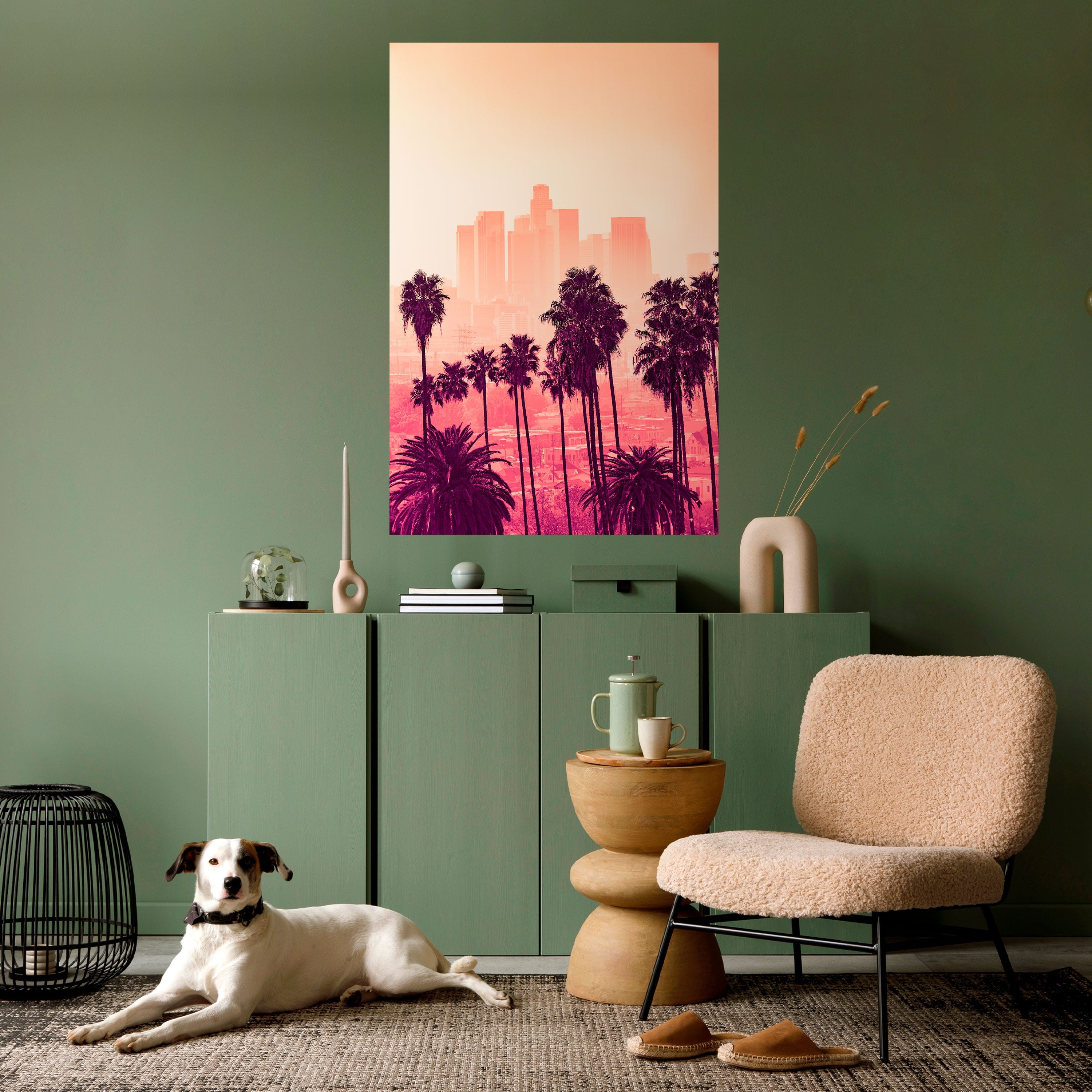 PALM SHADE DREAMSCAPE Vertikales Poster zum Abziehen und Aufkleben