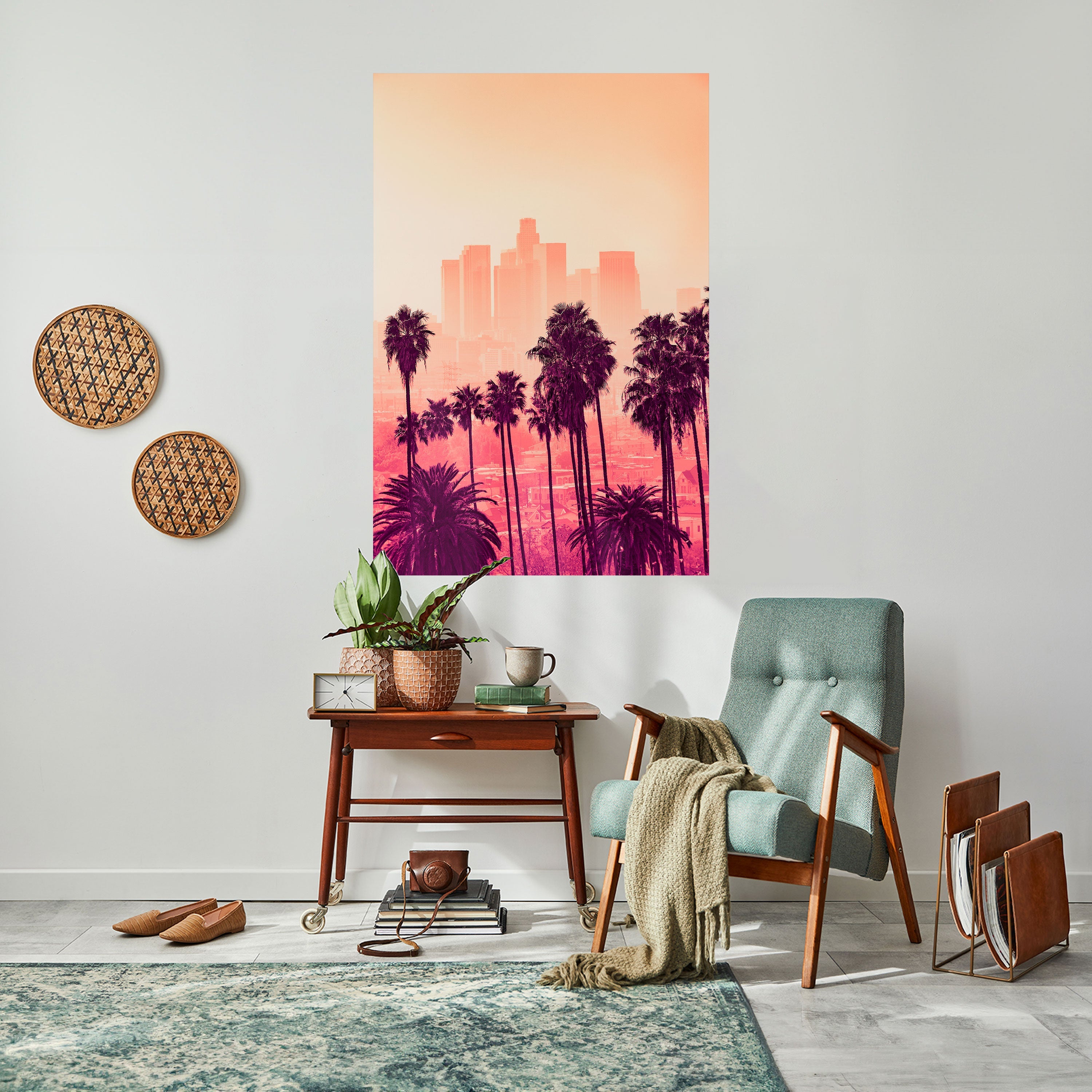 PALM SHADE DREAMSCAPE Vertikales Poster zum Abziehen und Aufkleben