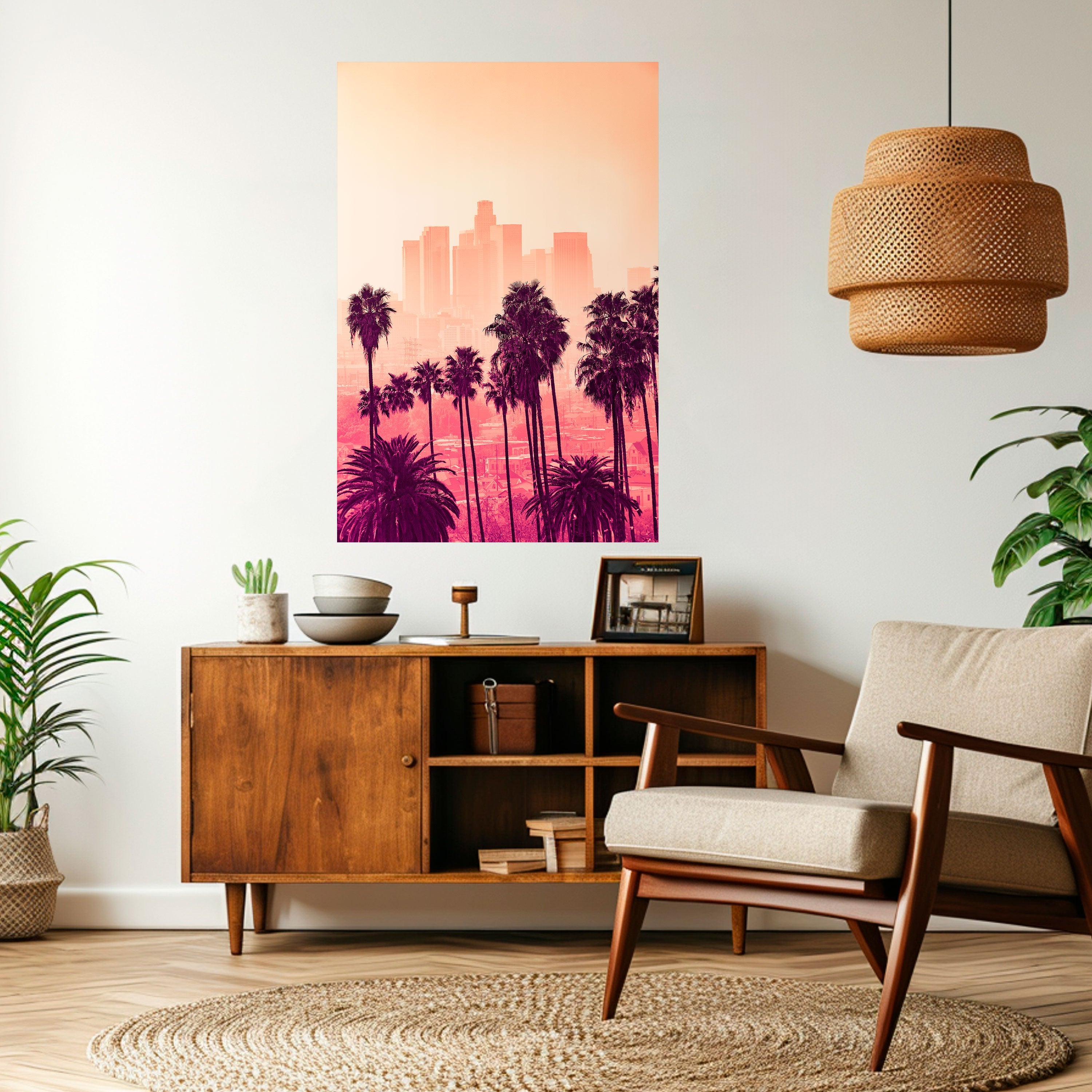 PALM SHADE DREAMSCAPE Vertikales Poster zum Abziehen und Aufkleben