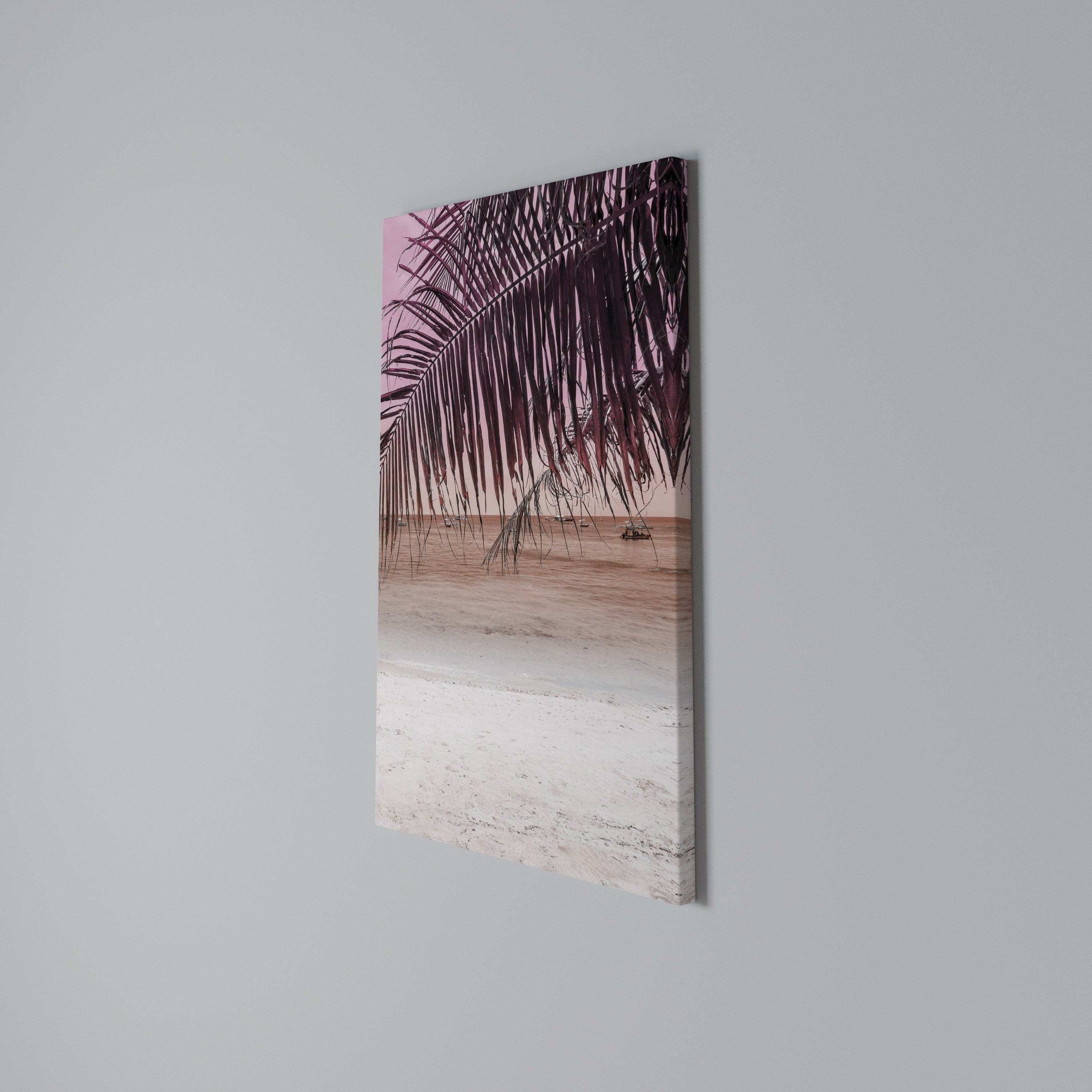 TROPICAL WHISPERS Vertical Canvas Print