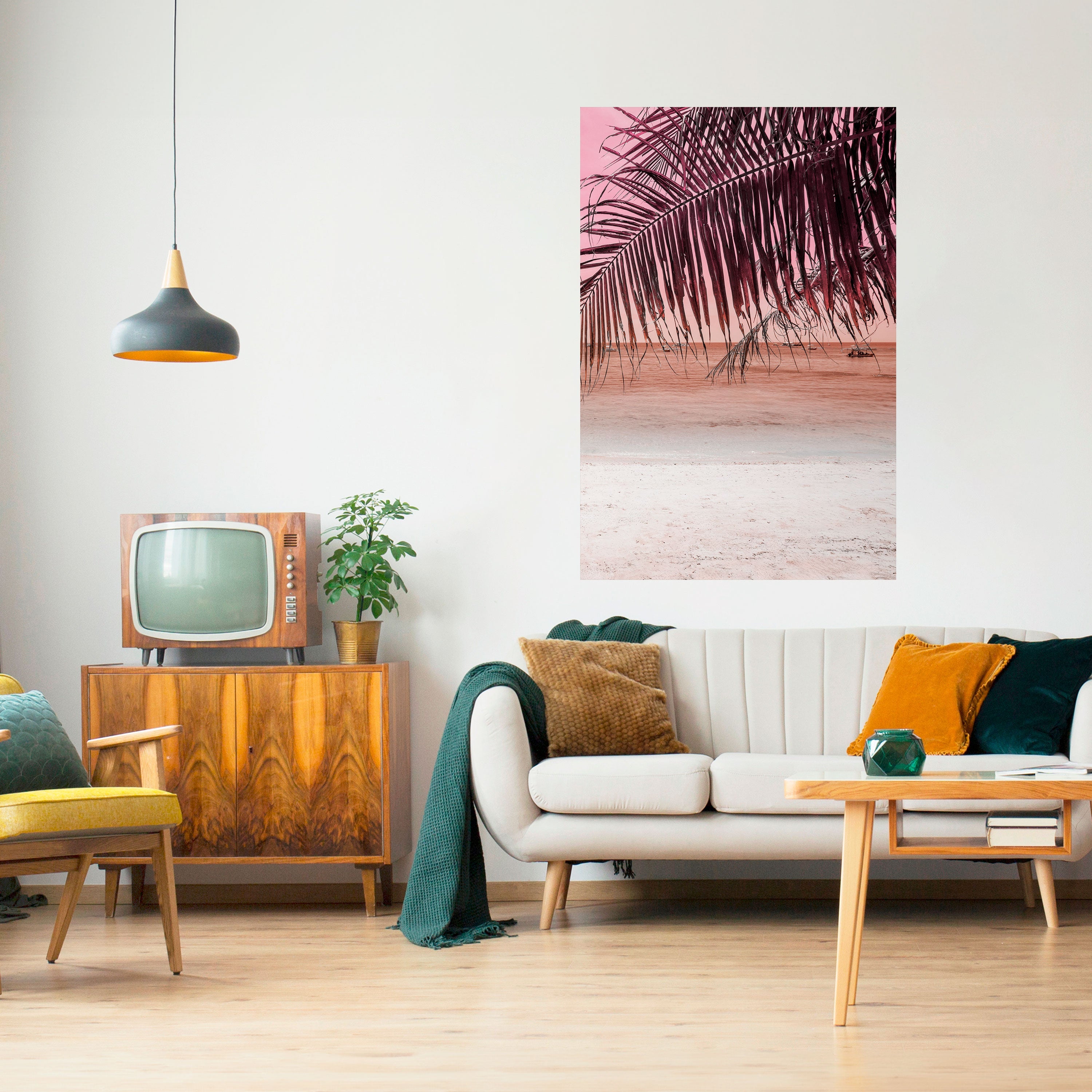 TROPICAL WHISPERS Vertikales Poster zum Abziehen und Aufkleben
