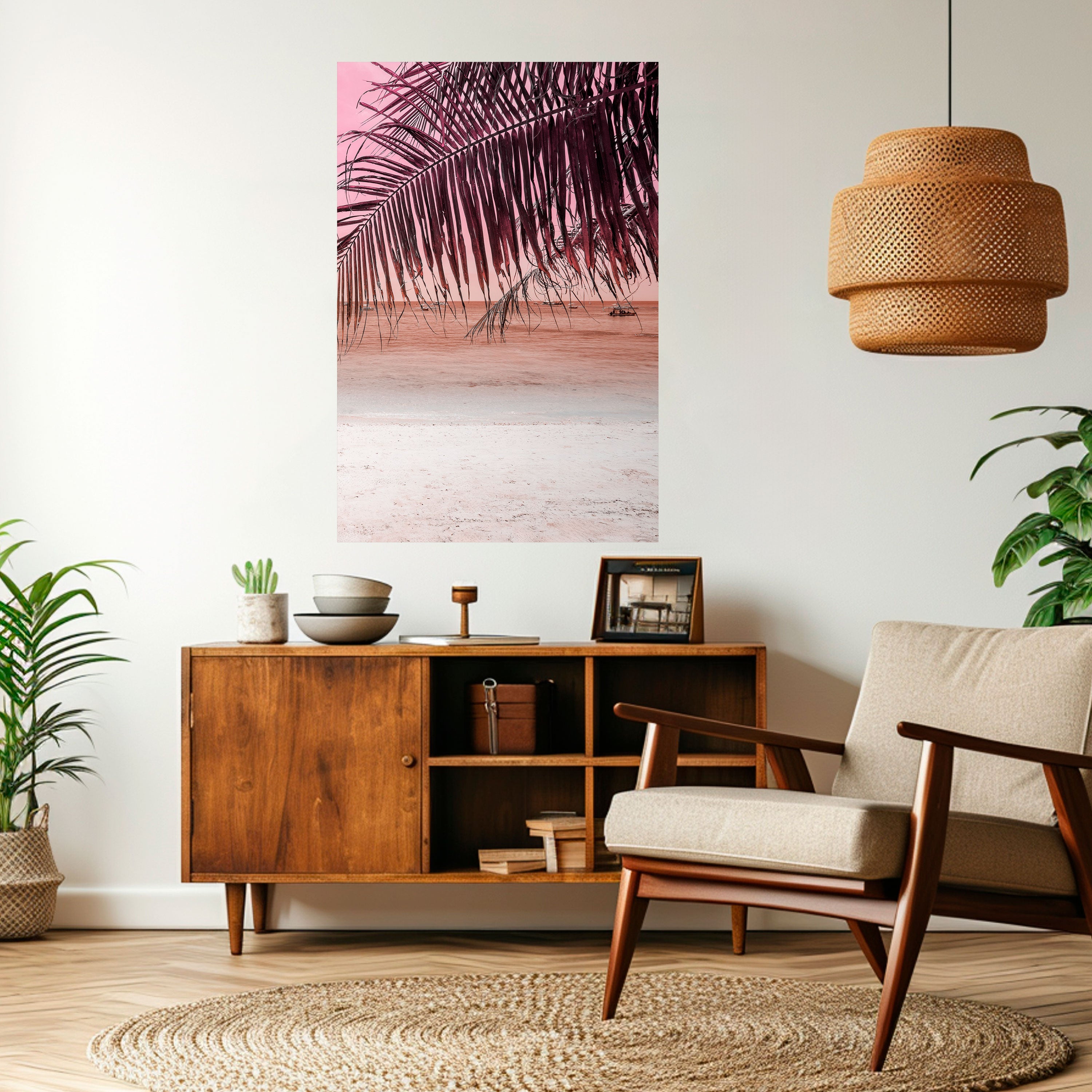 TROPICAL WHISPERS Vertikales Poster zum Abziehen und Aufkleben