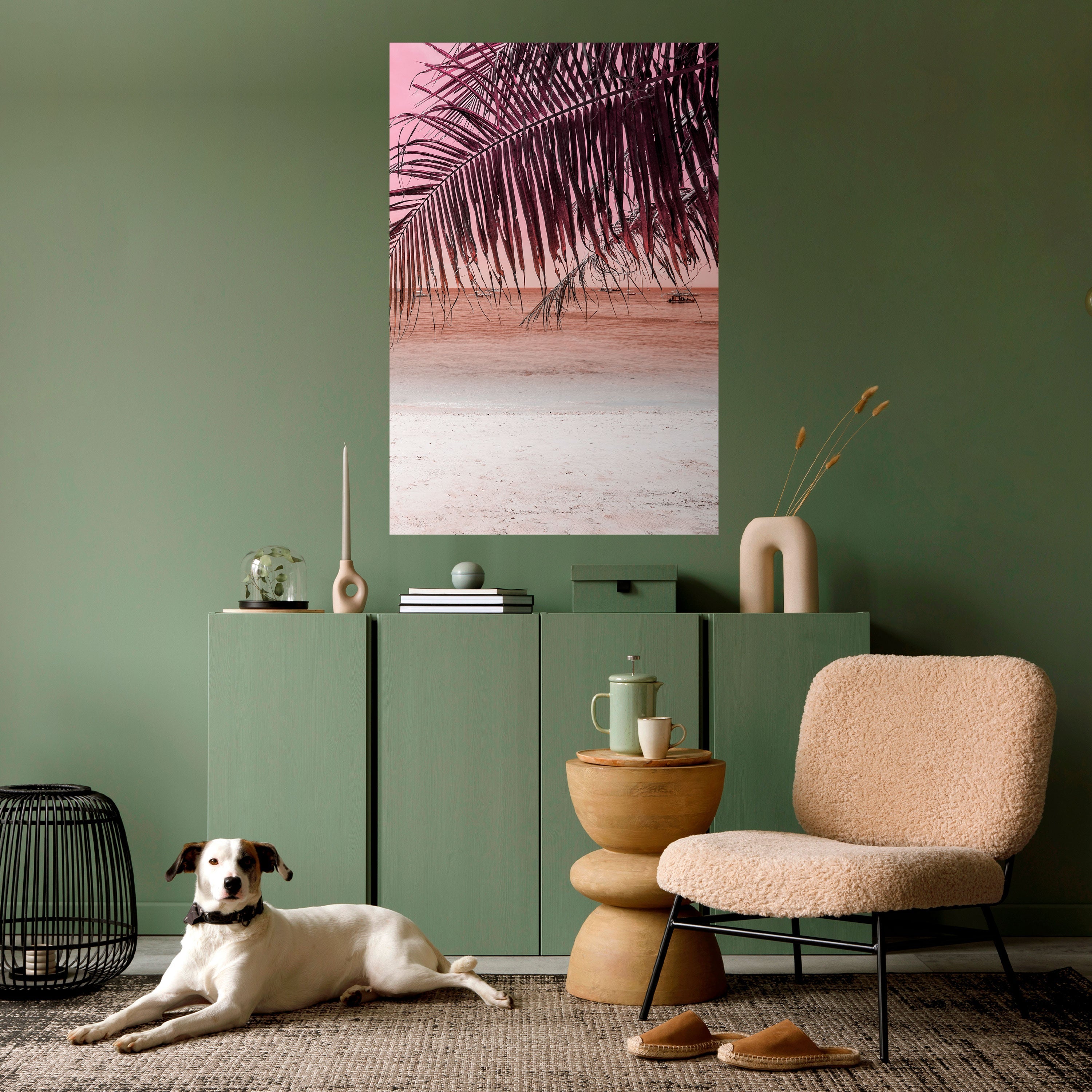 TROPICAL WHISPERS Vertikales Poster zum Abziehen und Aufkleben