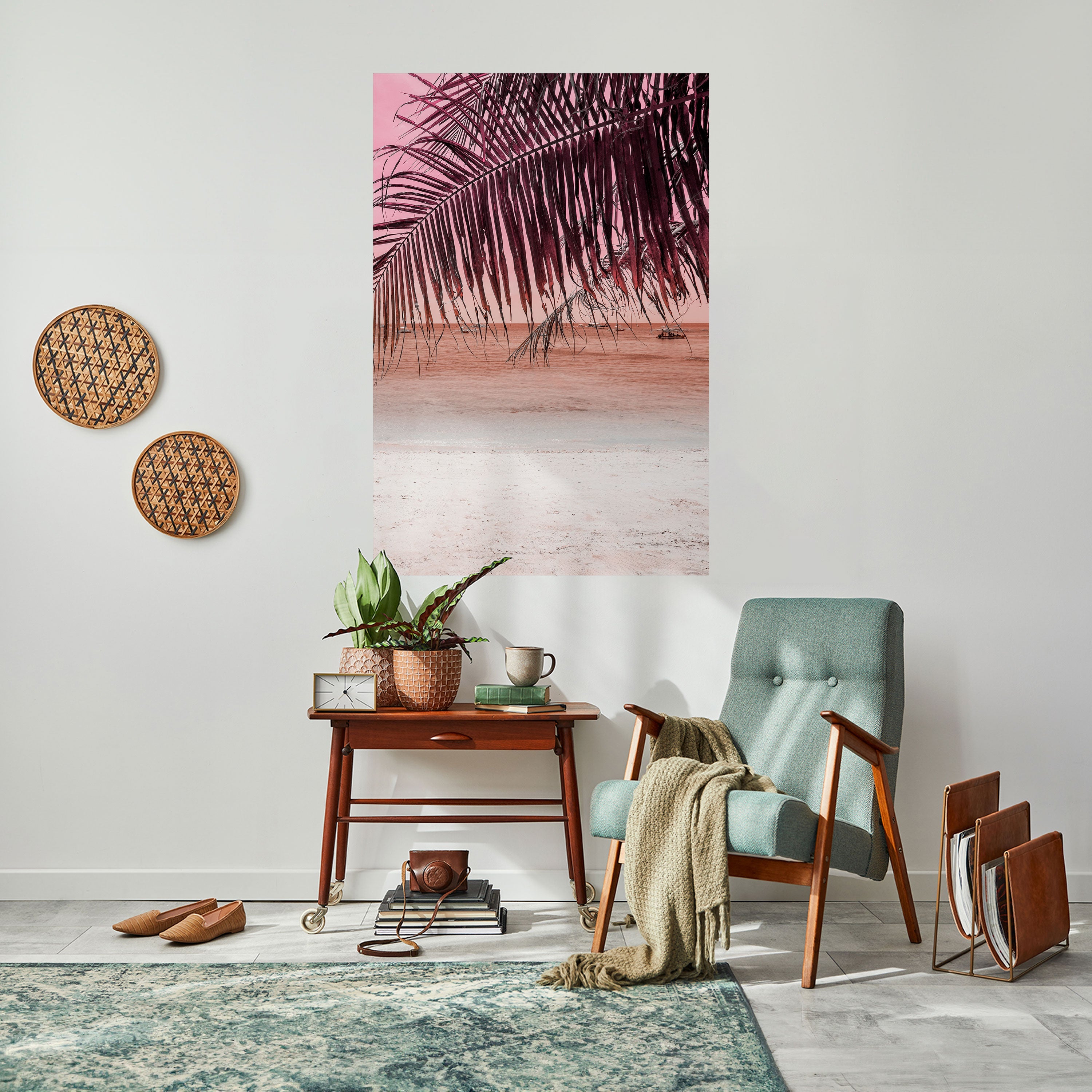 TROPICAL WHISPERS Vertikales Poster zum Abziehen und Aufkleben