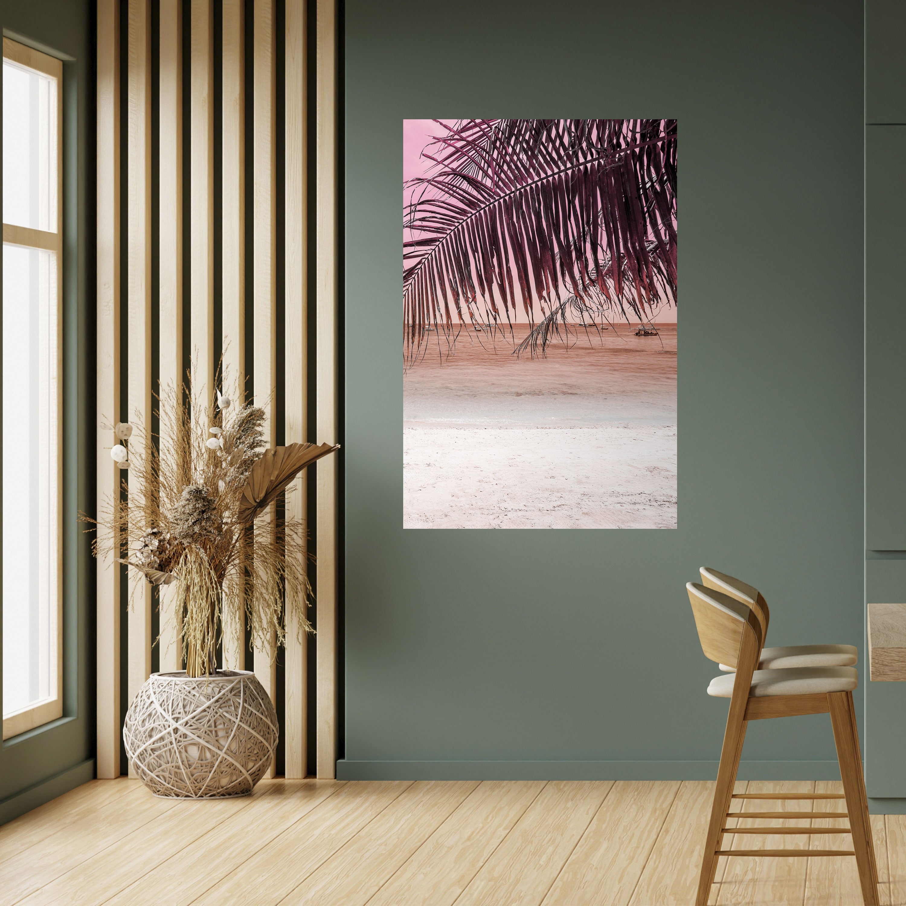 TROPICAL WHISPERS Vertikales Poster zum Abziehen und Aufkleben
