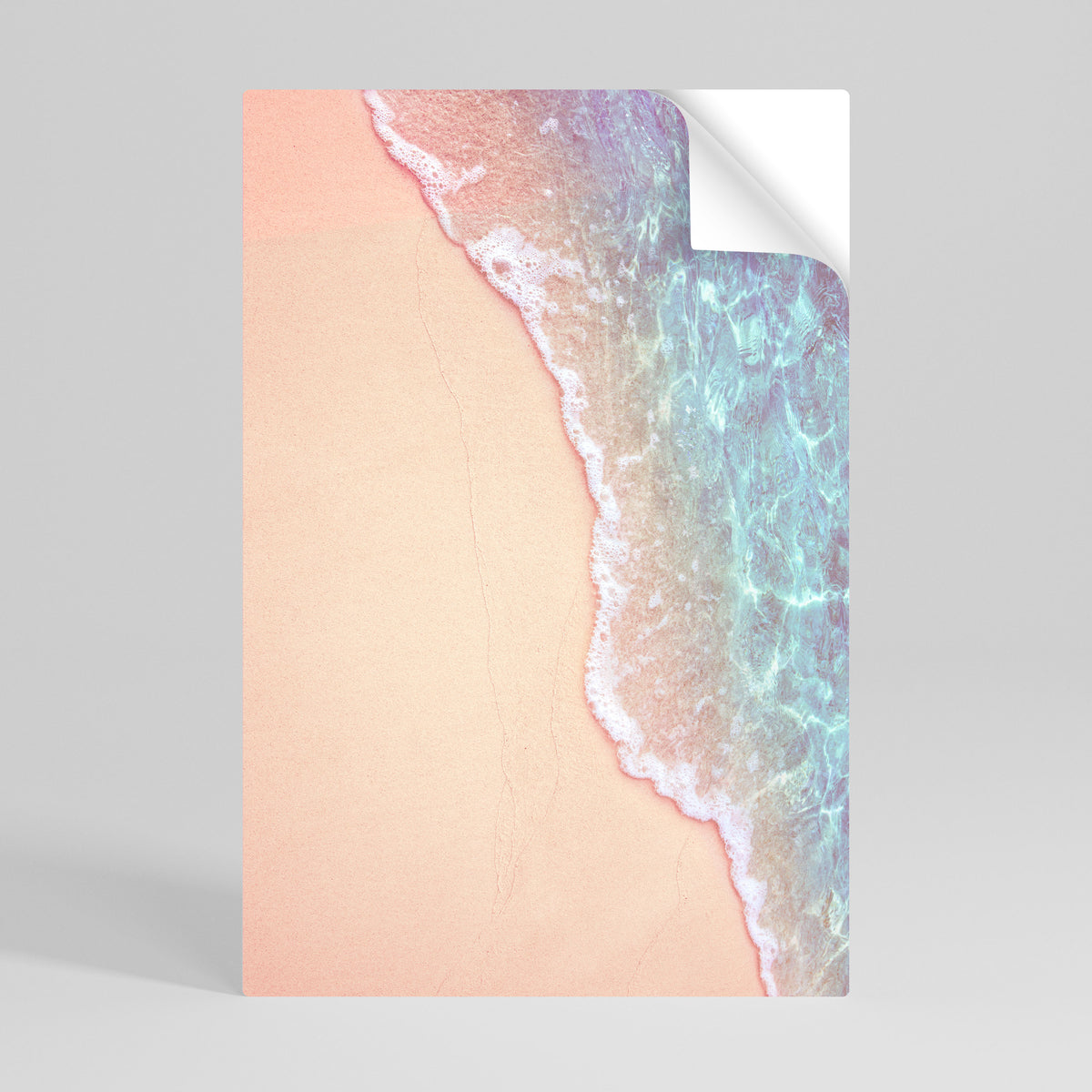 DREAMY SANDSCAPE HUES Selbstklebendes Poster - Hochformat