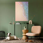 DREAMY SANDSCAPE HUES Selbstklebendes Poster - Hochformat